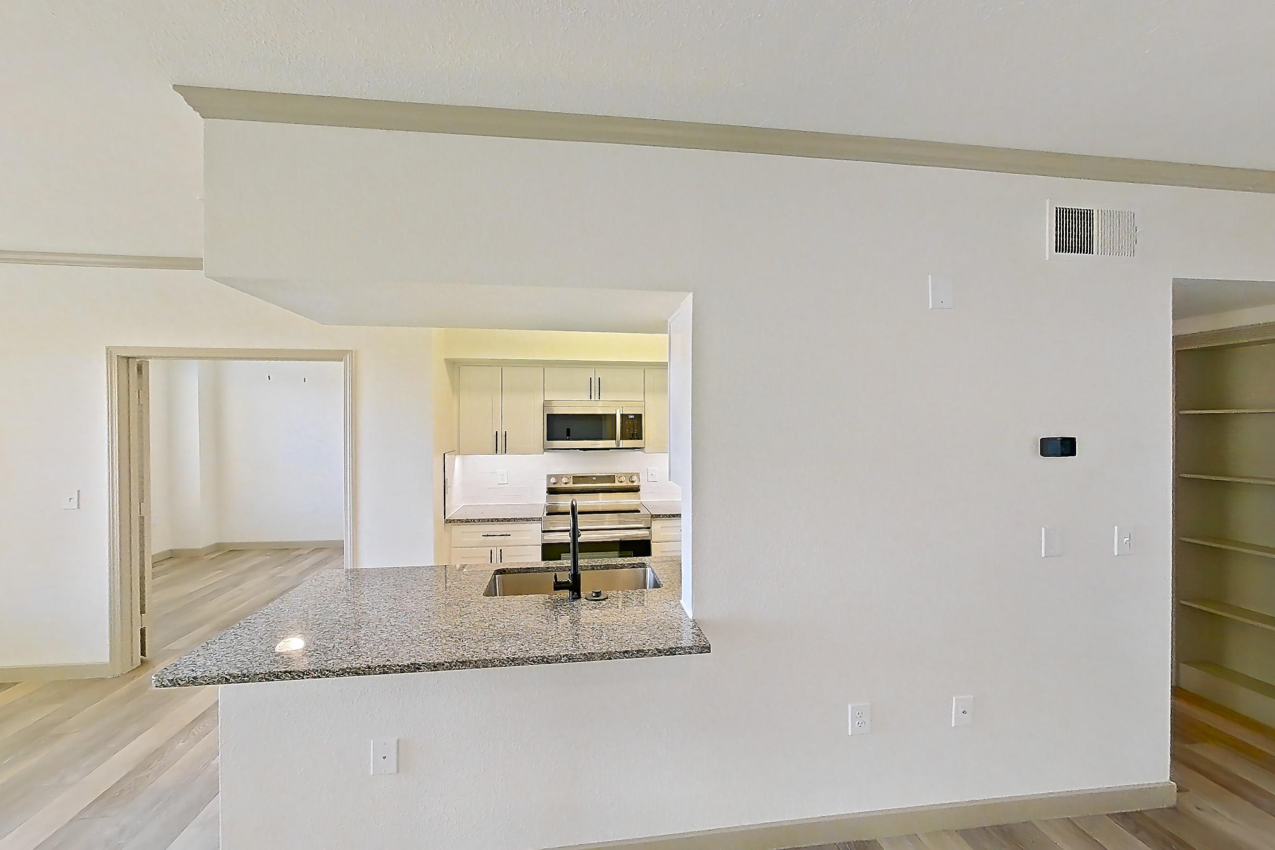Living space in Apartment 16-207 at Cortland Westminster, B1R - Conifer floor plan