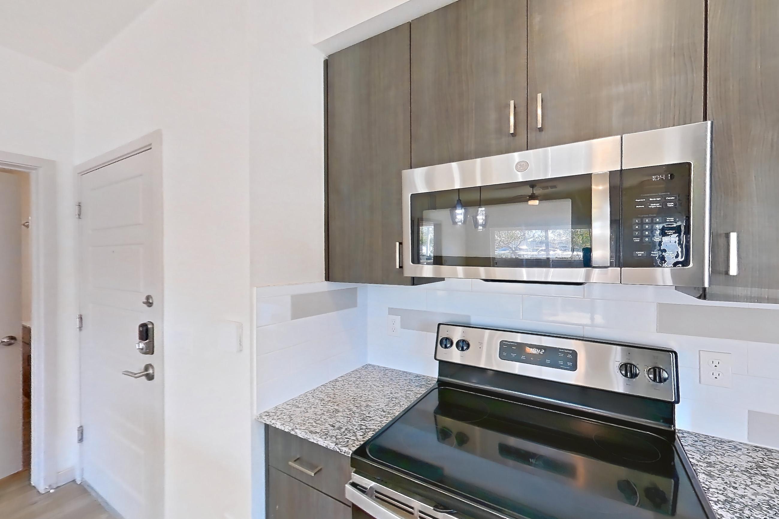 Kitchen in Apartment 1001 at Cortland at P83, A2 - Lynx floor plan