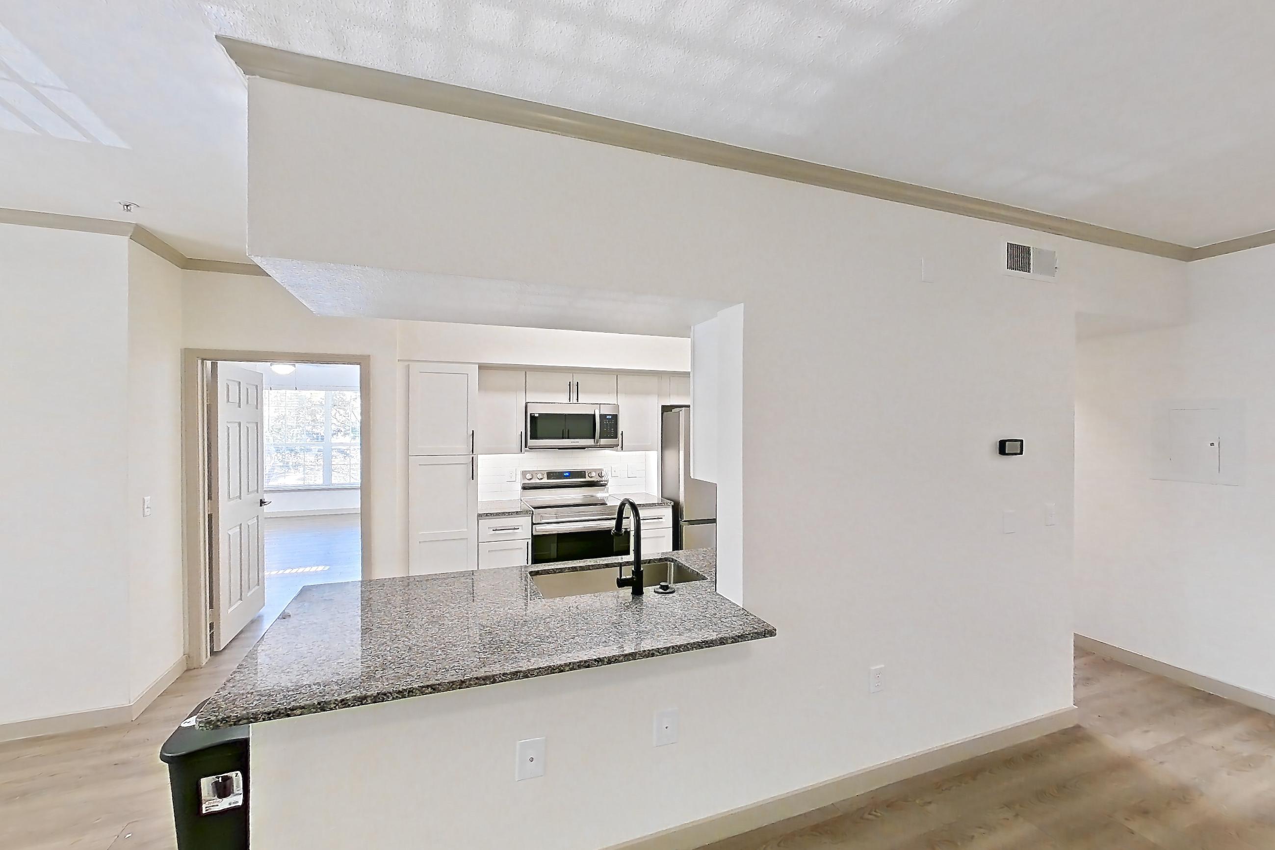 Living space in Apartment 14-204 at Cortland Westminster, B2R - Dillon floor plan