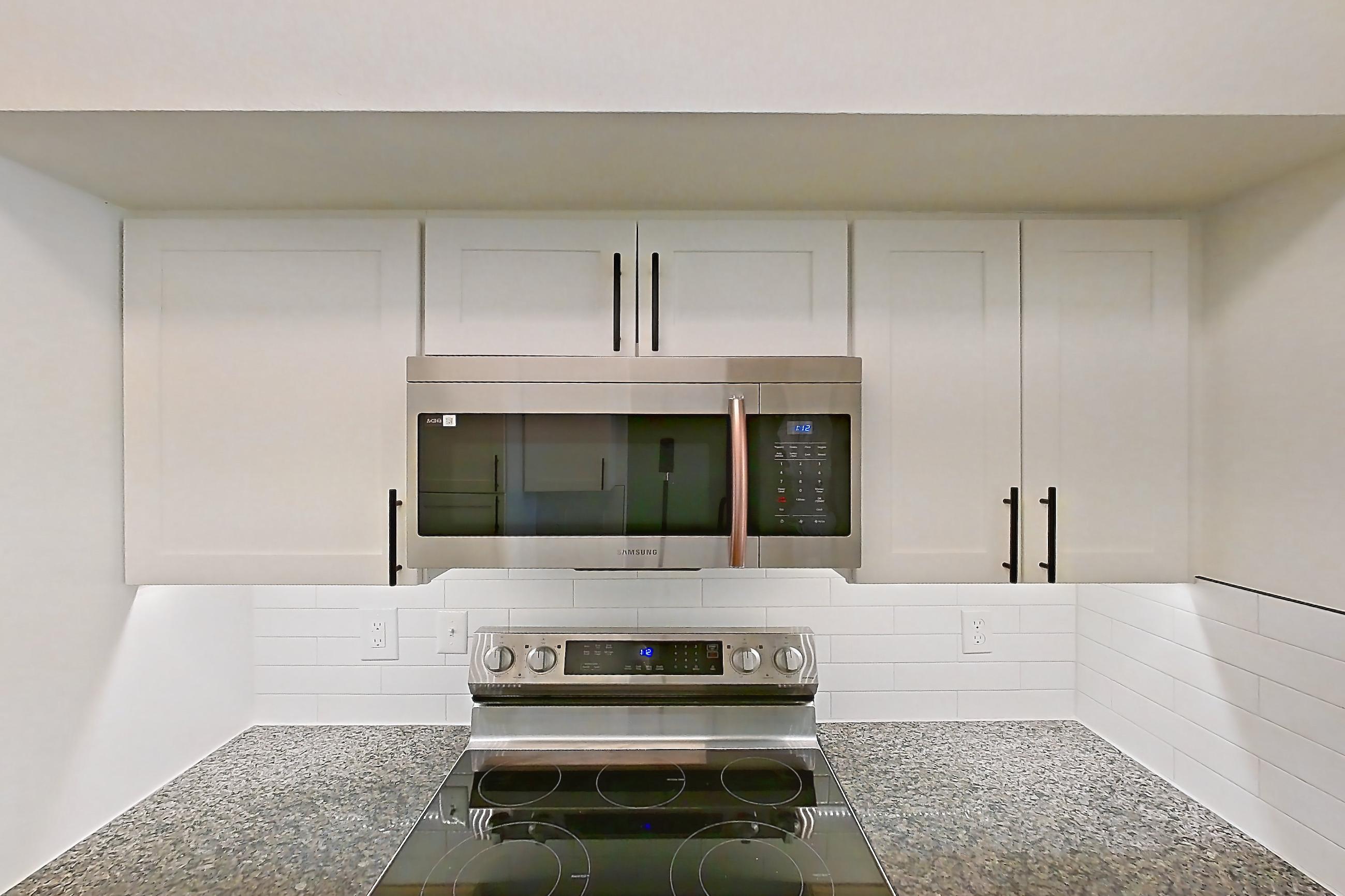 Kitchen in Apartment 15-205 at Cortland Westminster, B3R - Evergreen floor plan