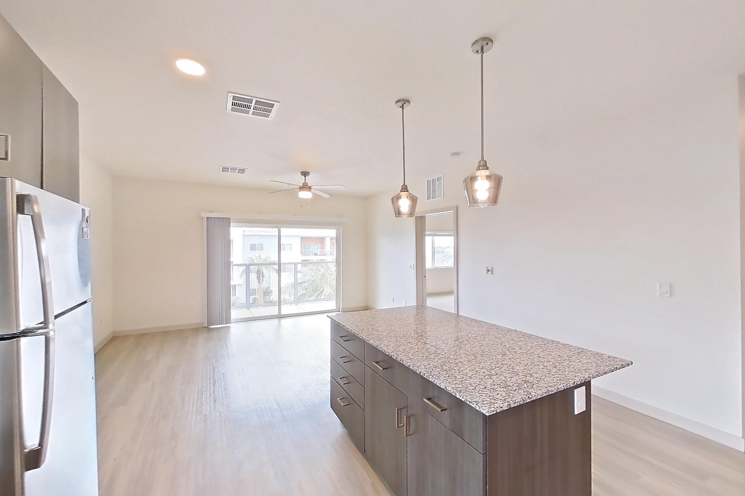 Kitchen, Apartment 3144 at Cortland at P83
