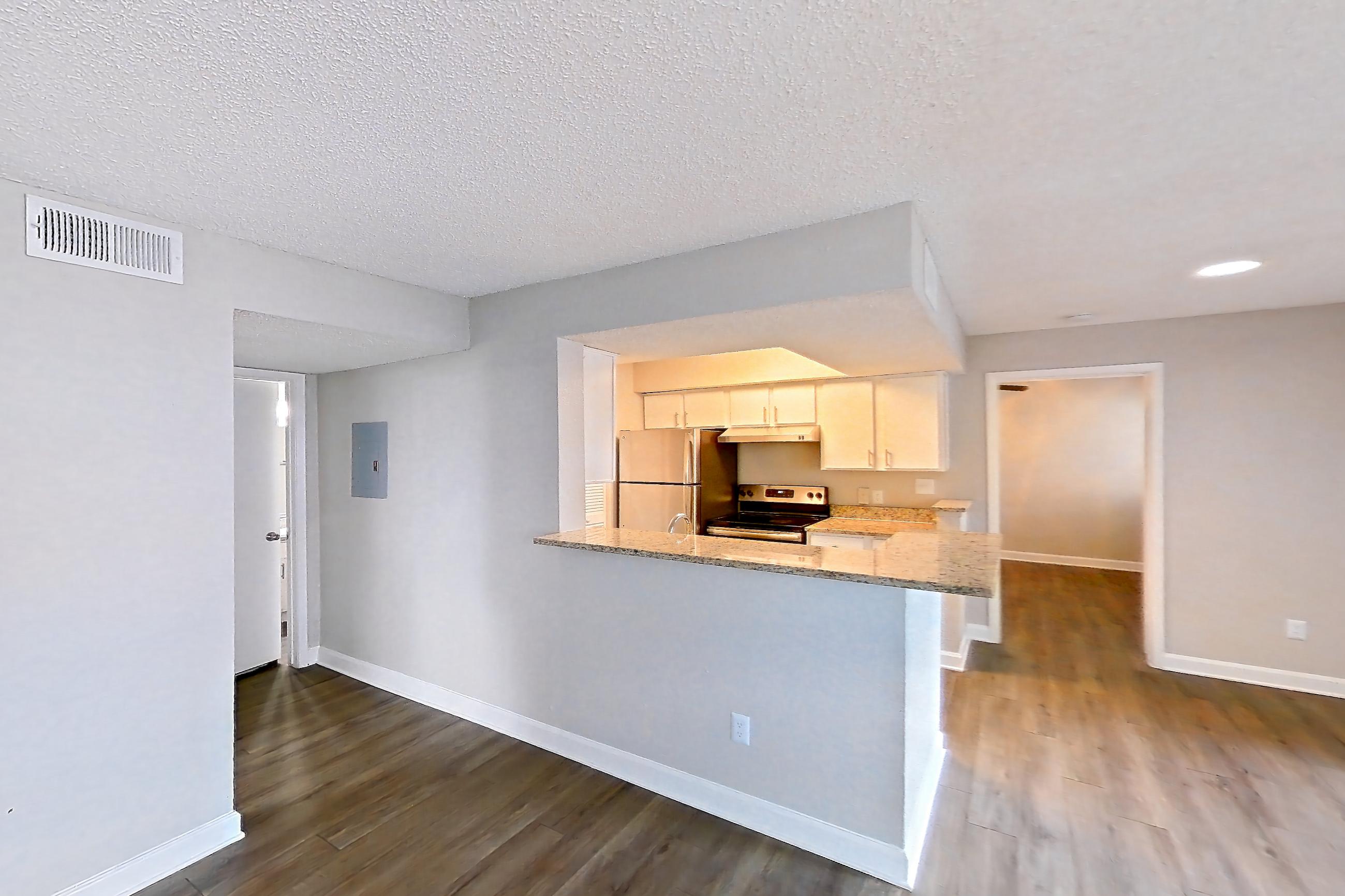 Living room in Apartment 1707 at Cortland at the Hammocks, B1 - Mahogany - E floor plan