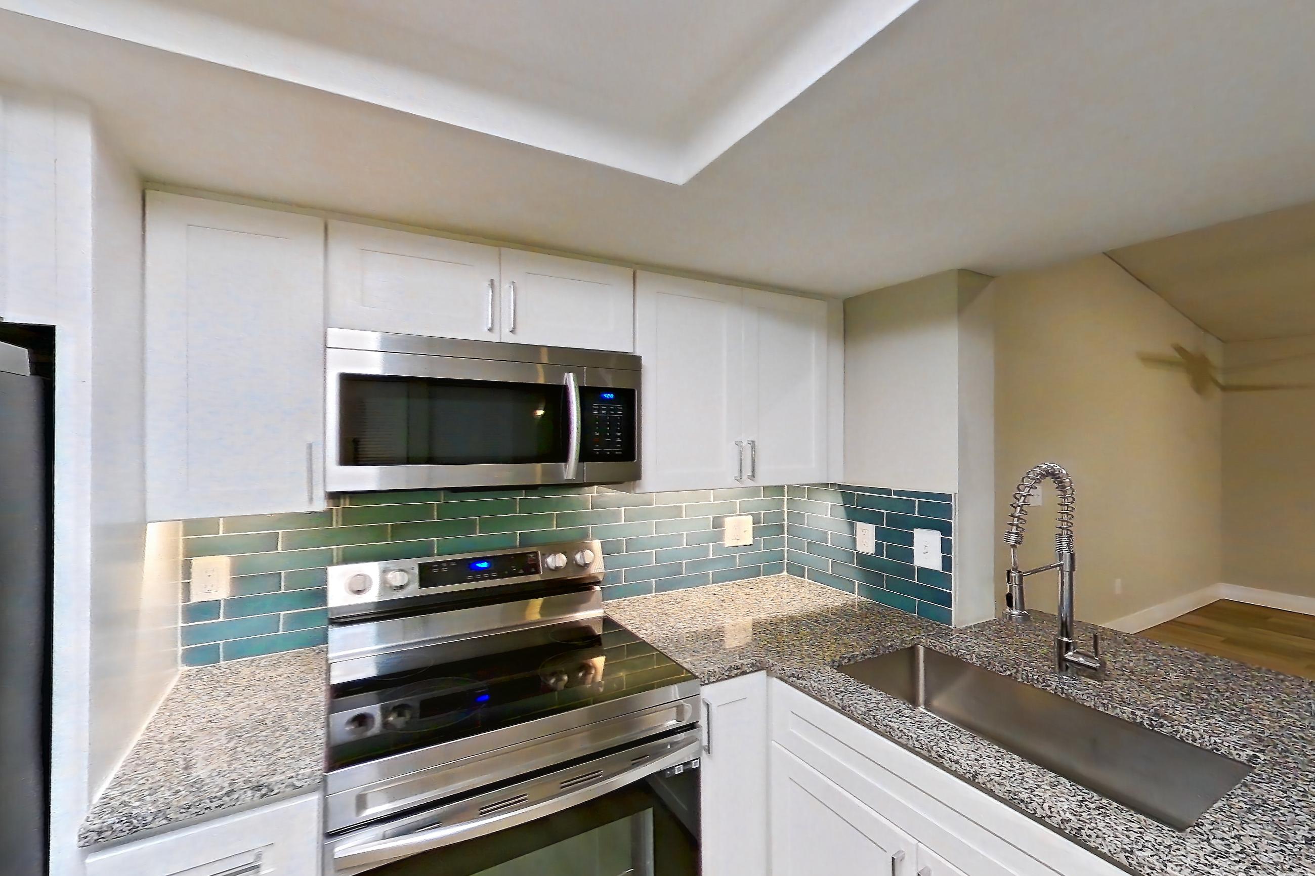 Kitchen in Apartment 07-034 at Cortland at the Hammocks, A7R - Laurel Oak - W floor plan