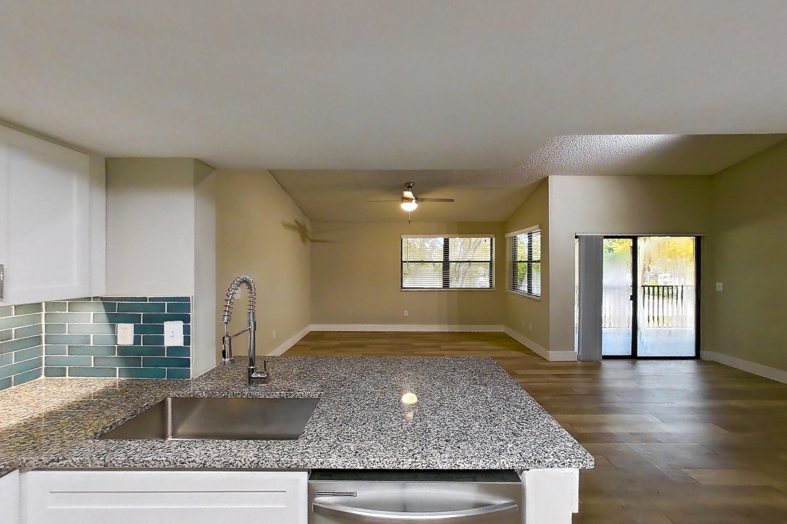 Kitchen in Apartment 07-034 at Cortland at the Hammocks, A7R - Laurel Oak - W floor plan