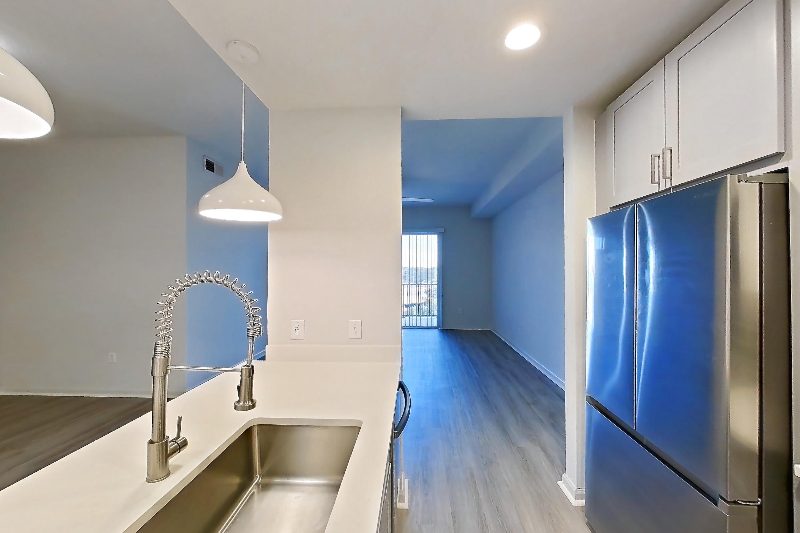 Kitchen in Apartment 439 at Cortland Uptown Altamonte, B5R - Renior I floor plan