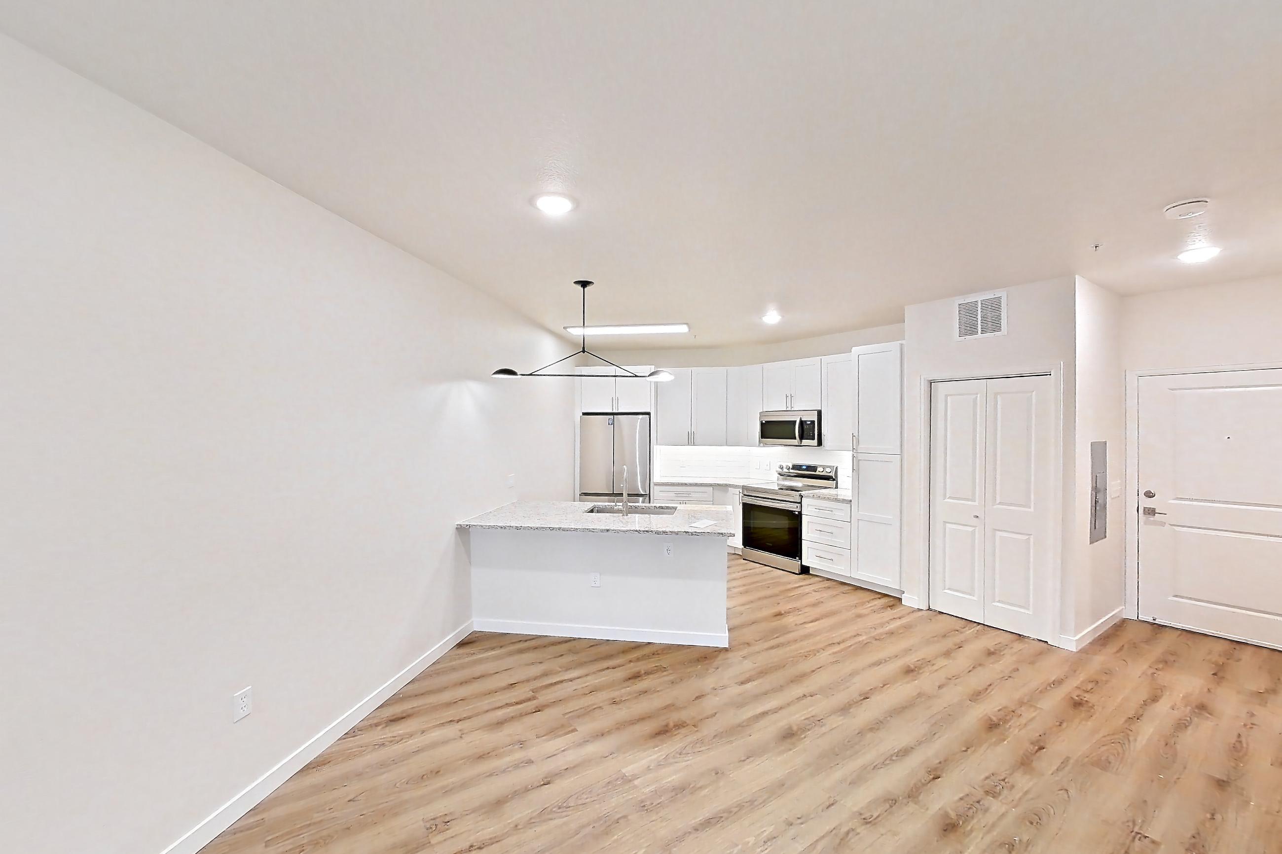 Living space in Apartment c-131 at Cortland Belmar, A14R floor plan
