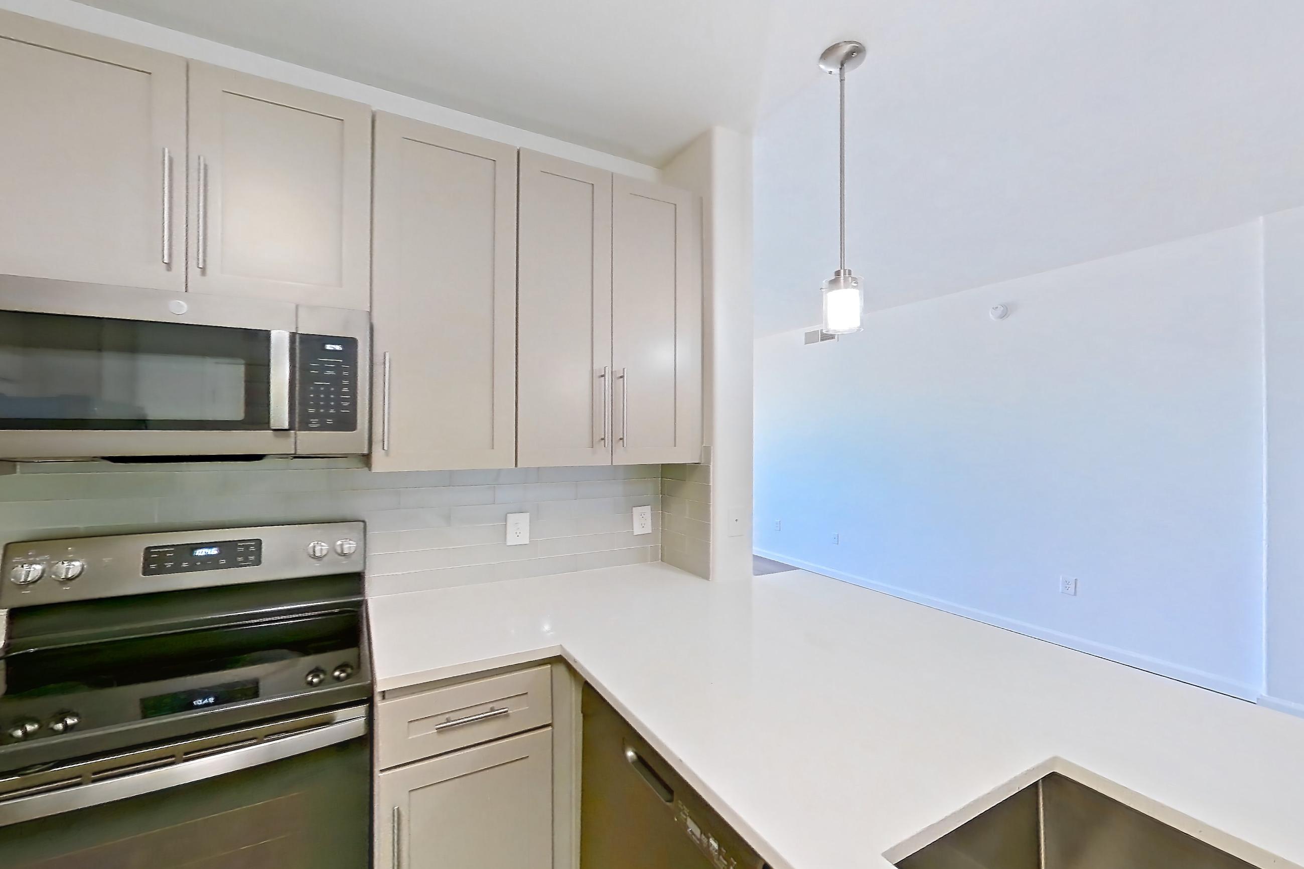 Kitchen in Apartment 2091 at Cortland South Mountain, A1R - Pima floor plan