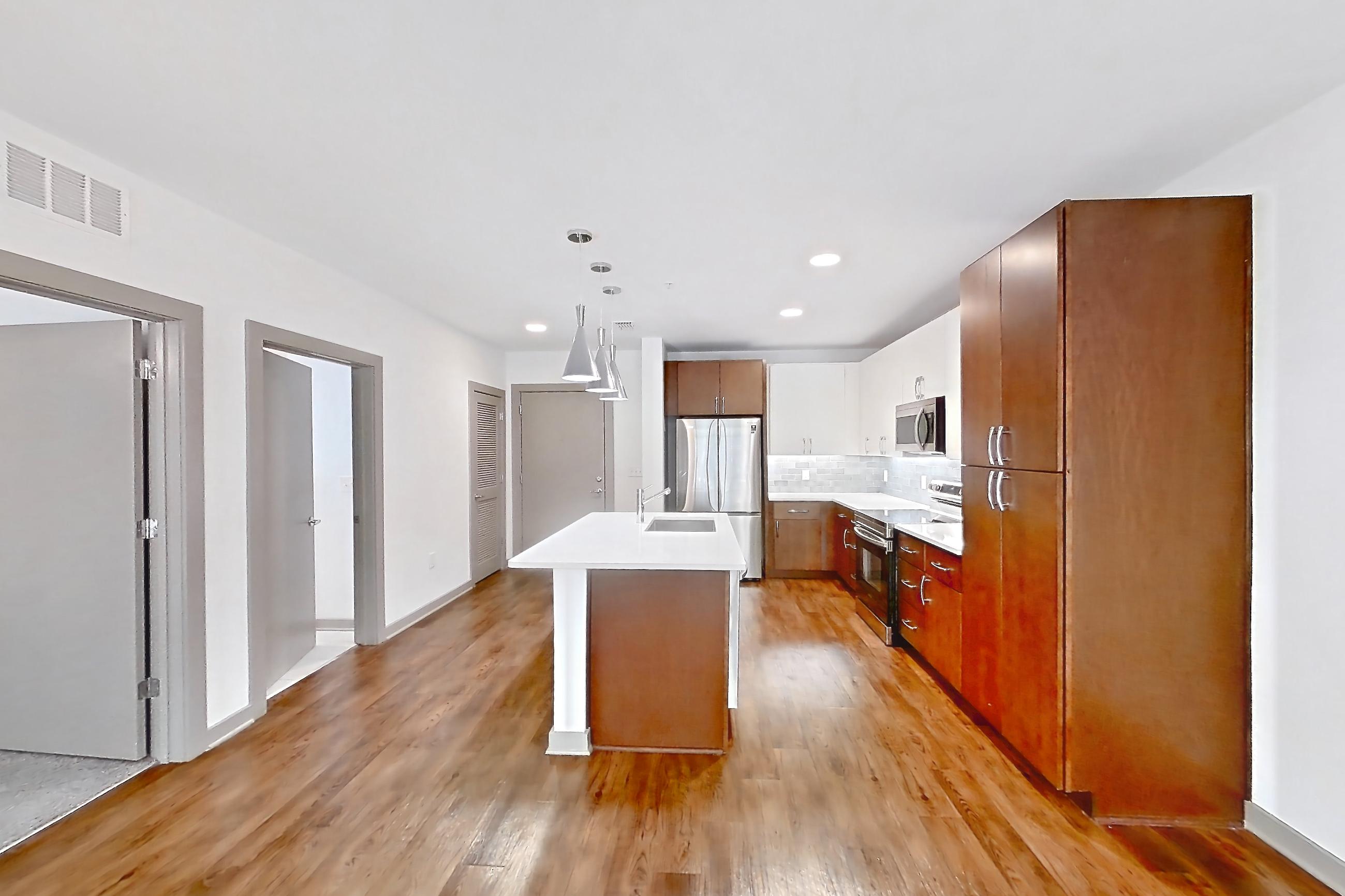 Living space in a A5 - Bearing floor plan apartment, representative of Apartment 1042 at Cortland Westshore