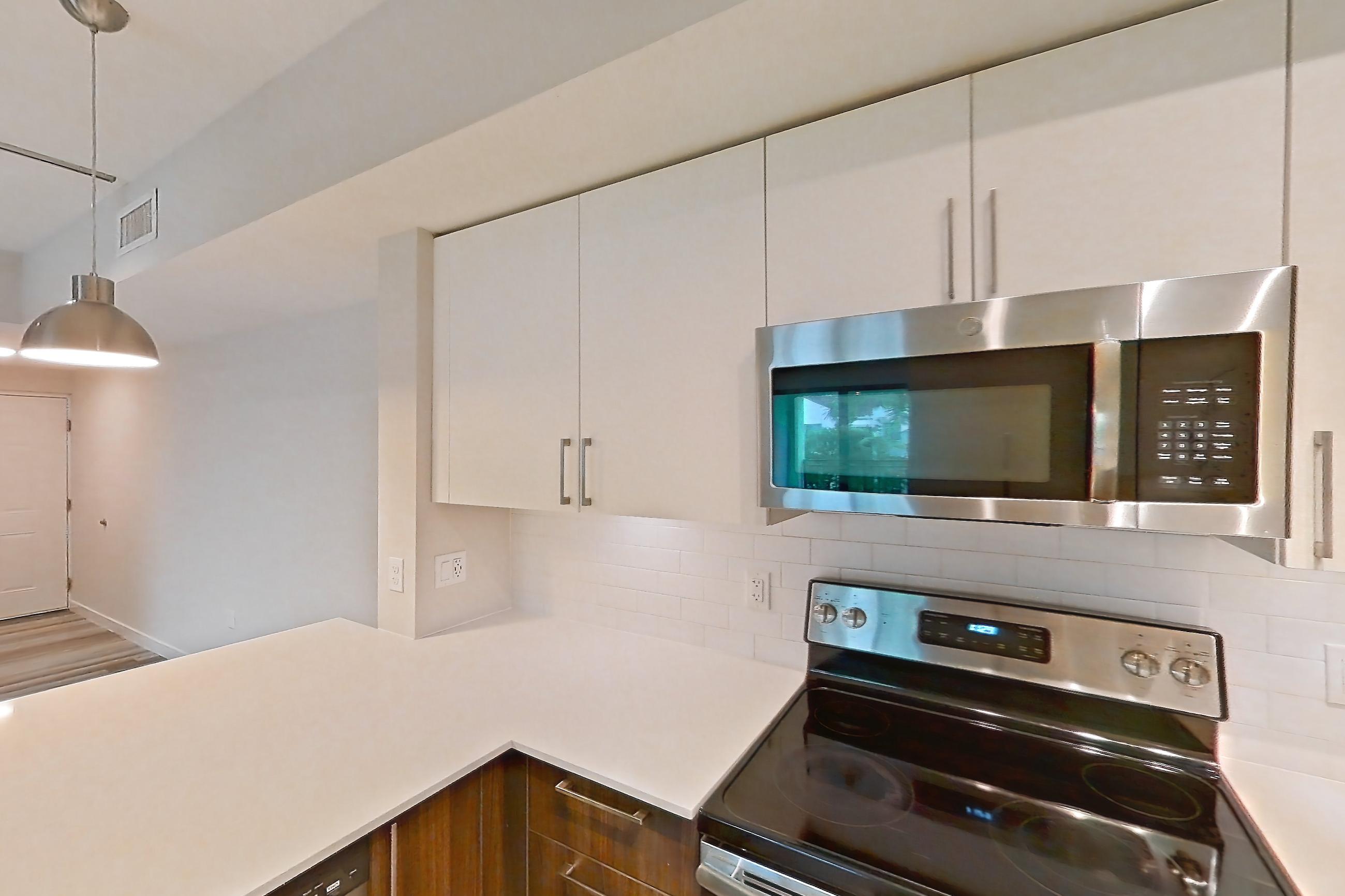 Kitchen in Apartment 17-308 at Cortland South Kendall, C1 - Rock Ridge floor plan