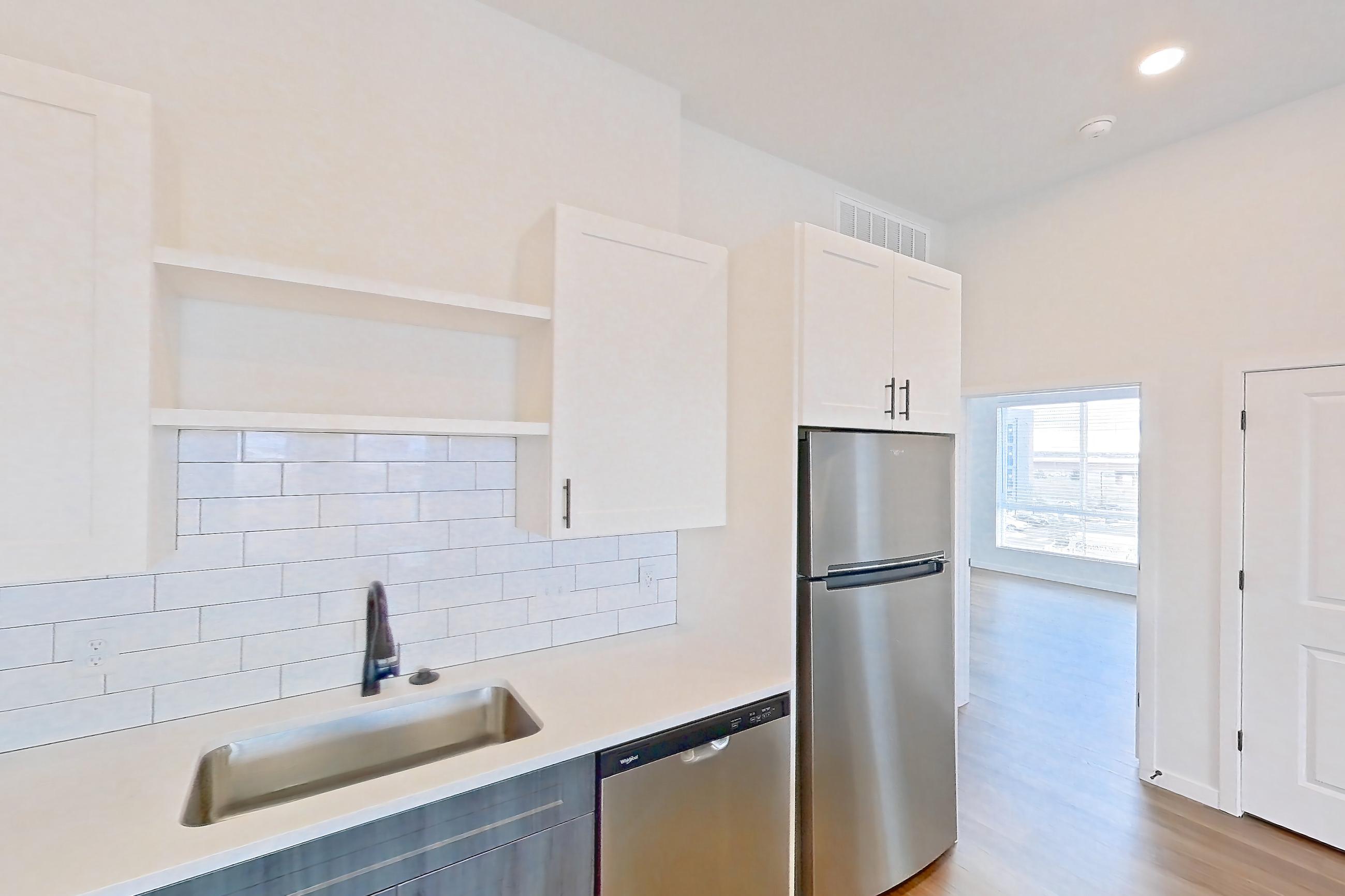 Kitchen in Apartment 03-307 at Marlon at Central Park, 2A floor plan