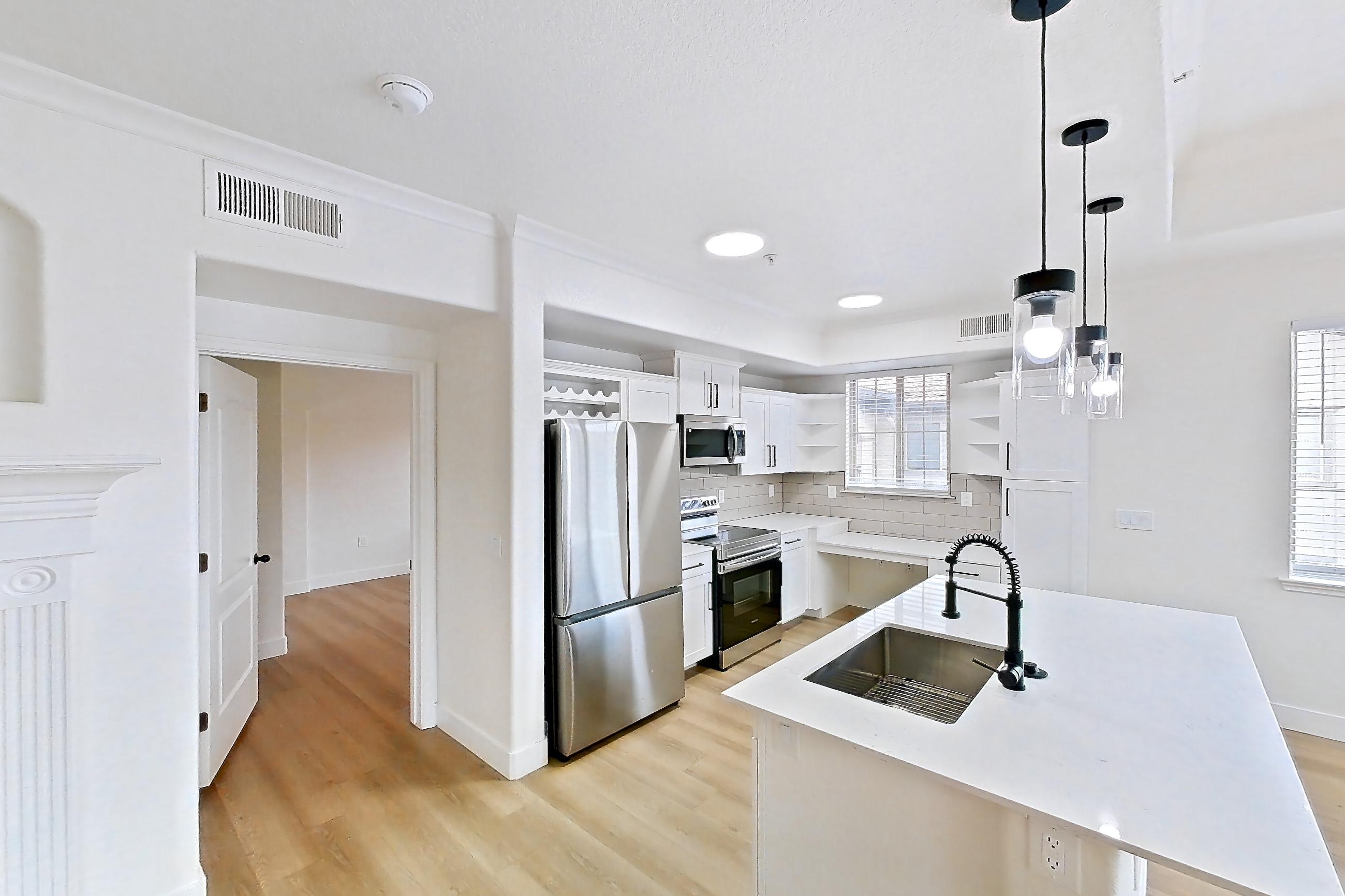 Living space in Apartment 50-402 at Terracina, B2r floor plan