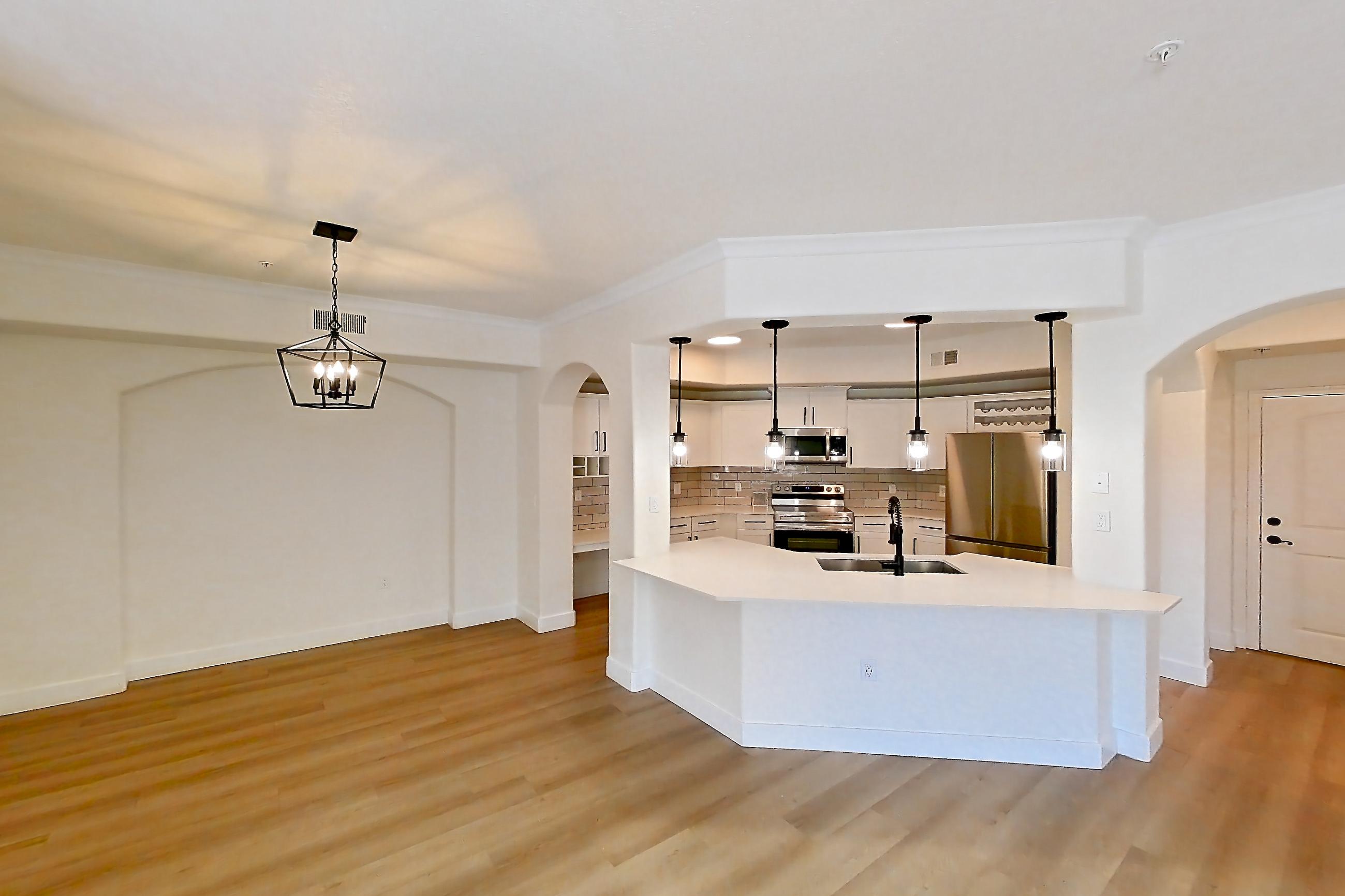 Living space in Apartment 70-108 at Terracina, B3r floor plan