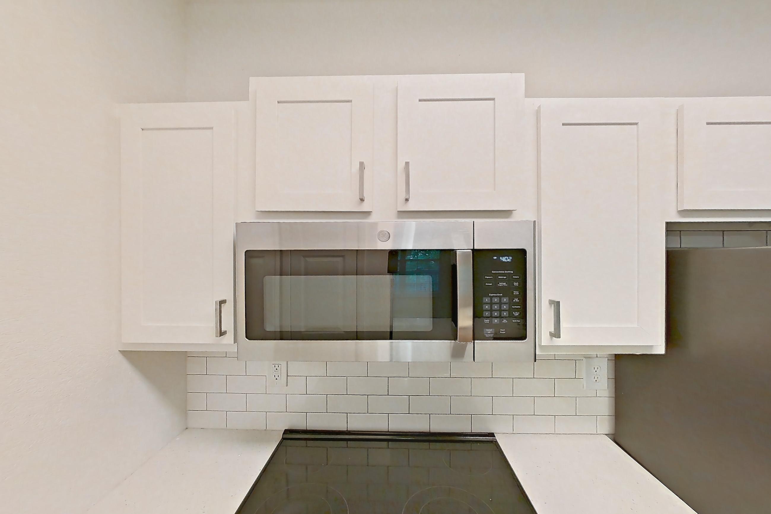 Kitchen in Apartment 03-203 at Eagle Ridge, 1B floor plan