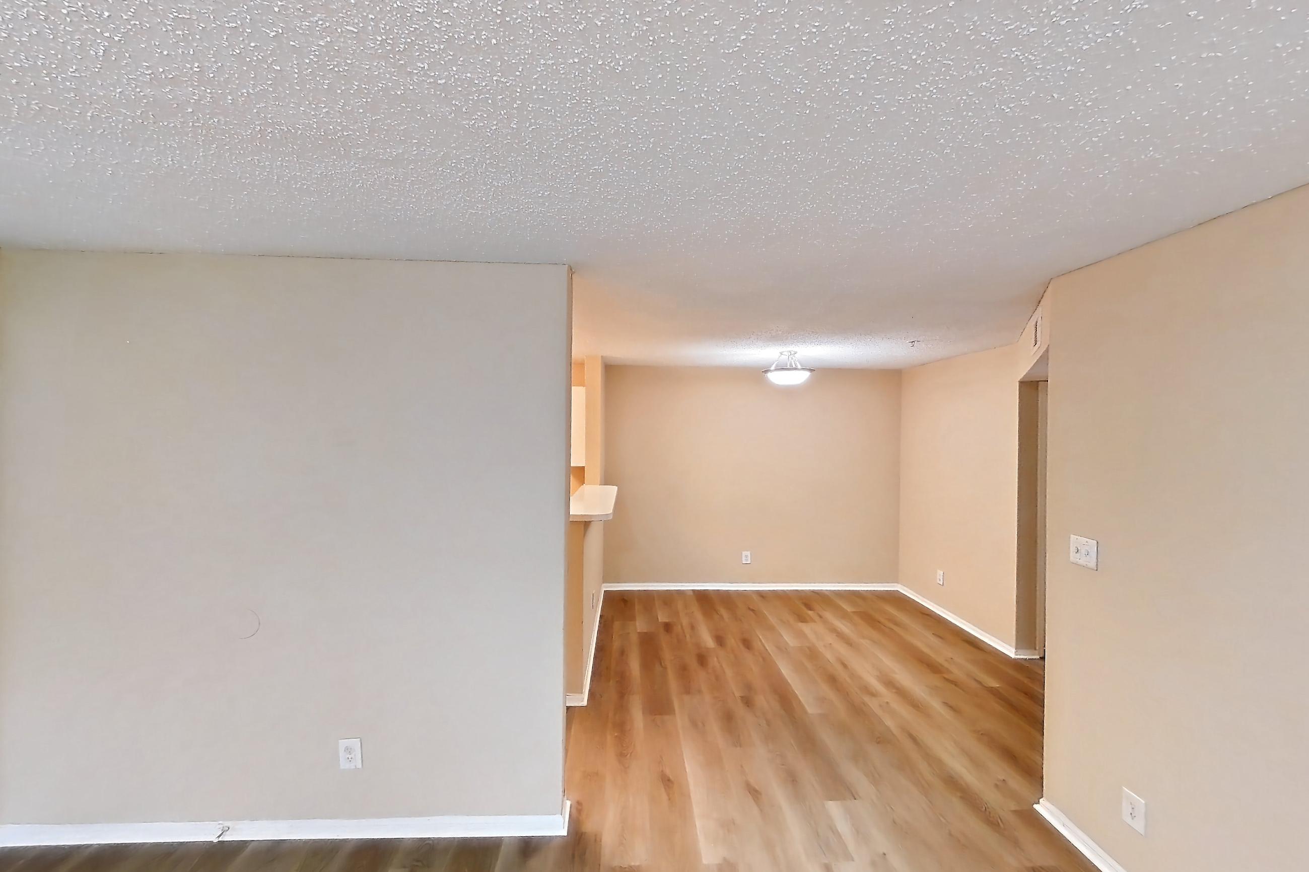 Living room, Apartment 2706 at The Dawson