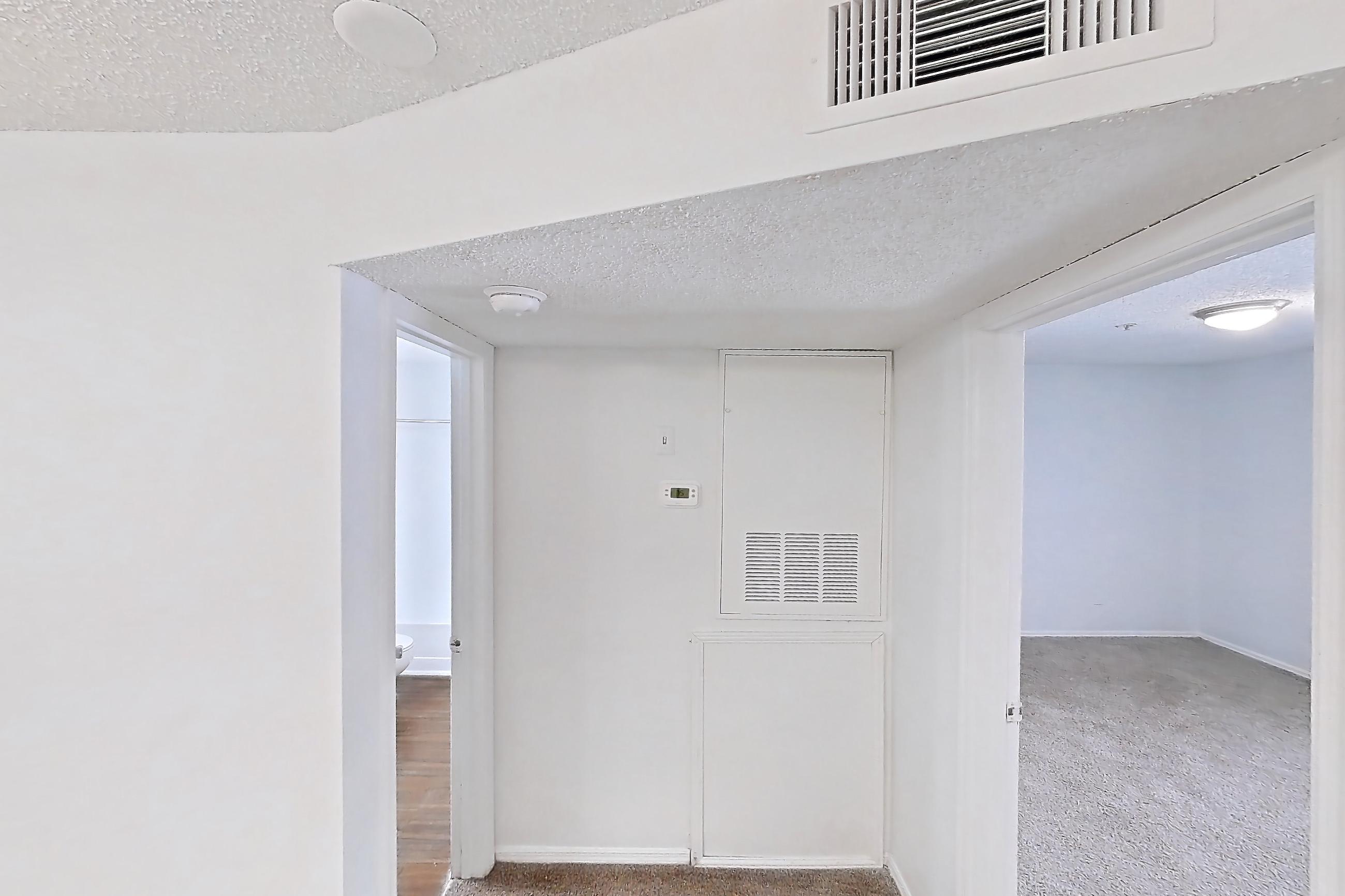Dining room in Apartment 2708 at The Dawson, 1B floor plan