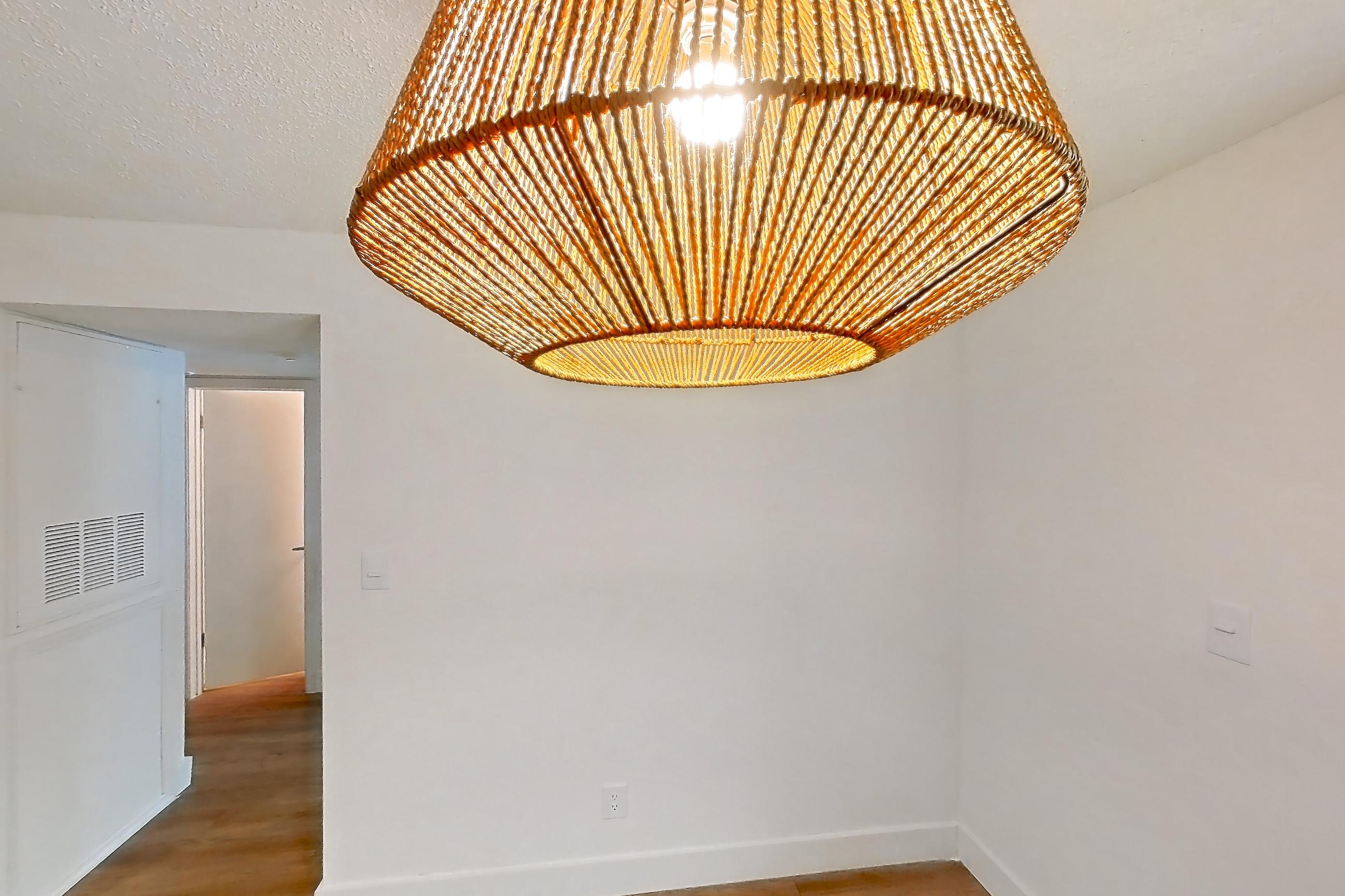 Dining room in Apartment 2904 at The Dawson, 2A floor plan