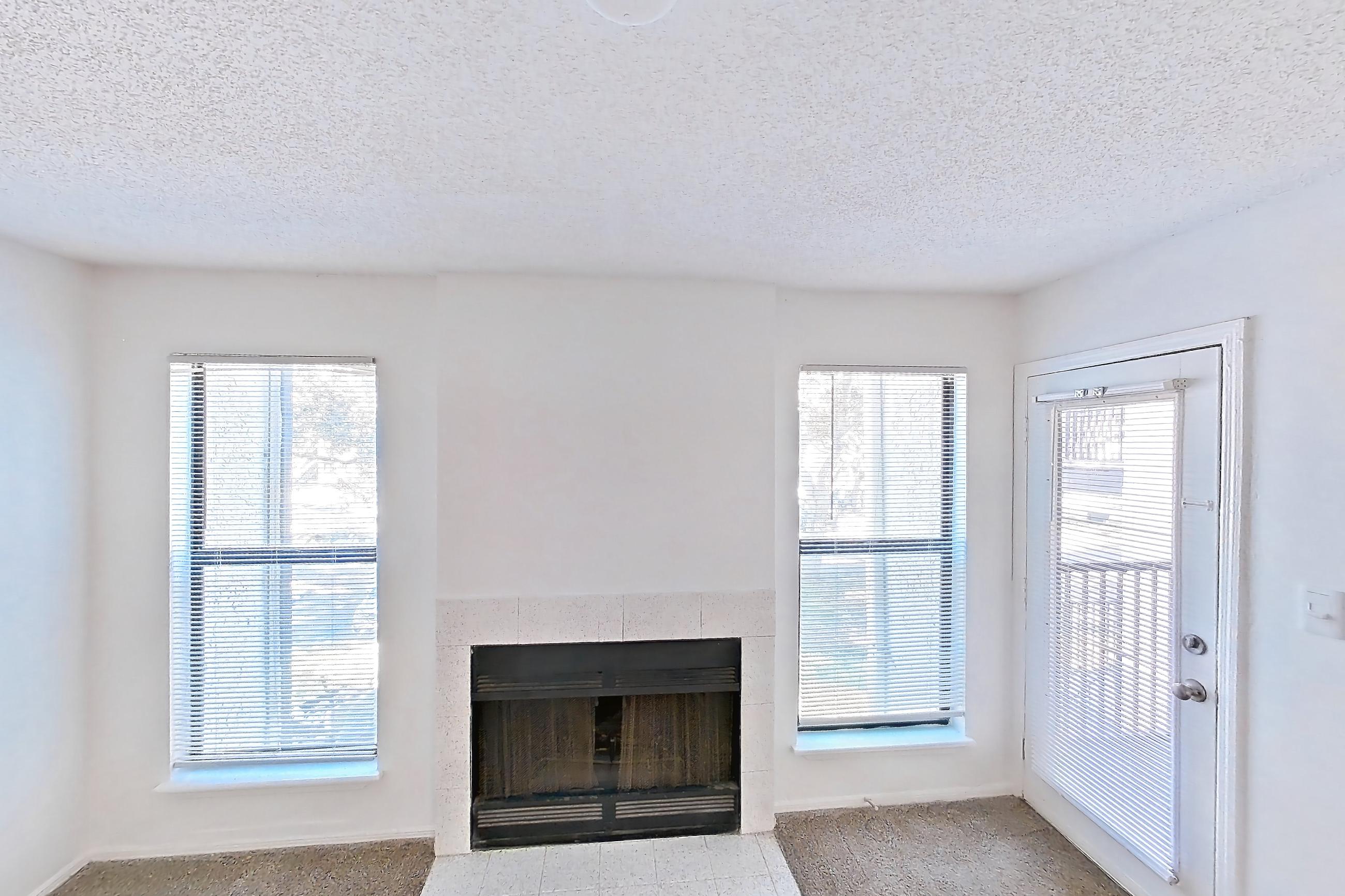 Living room, Apartment 1007 at The Dawson