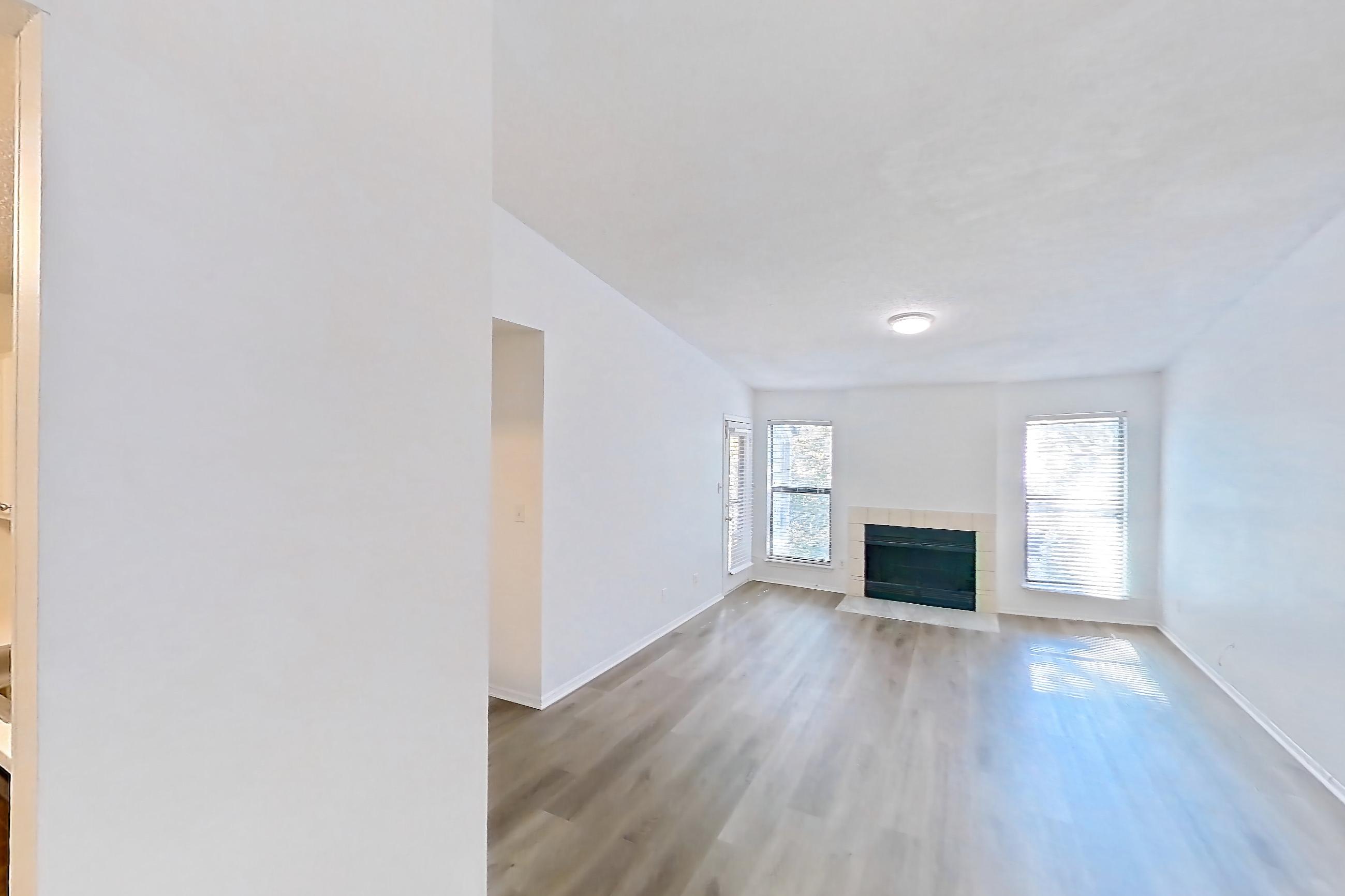 Dining room, Apartment 2512 at The Dawson