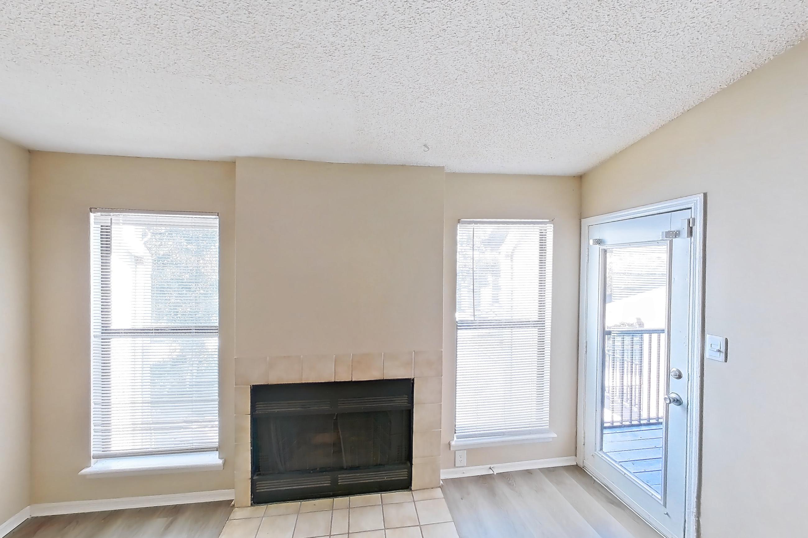 Living room, Apartment 3011 at The Dawson