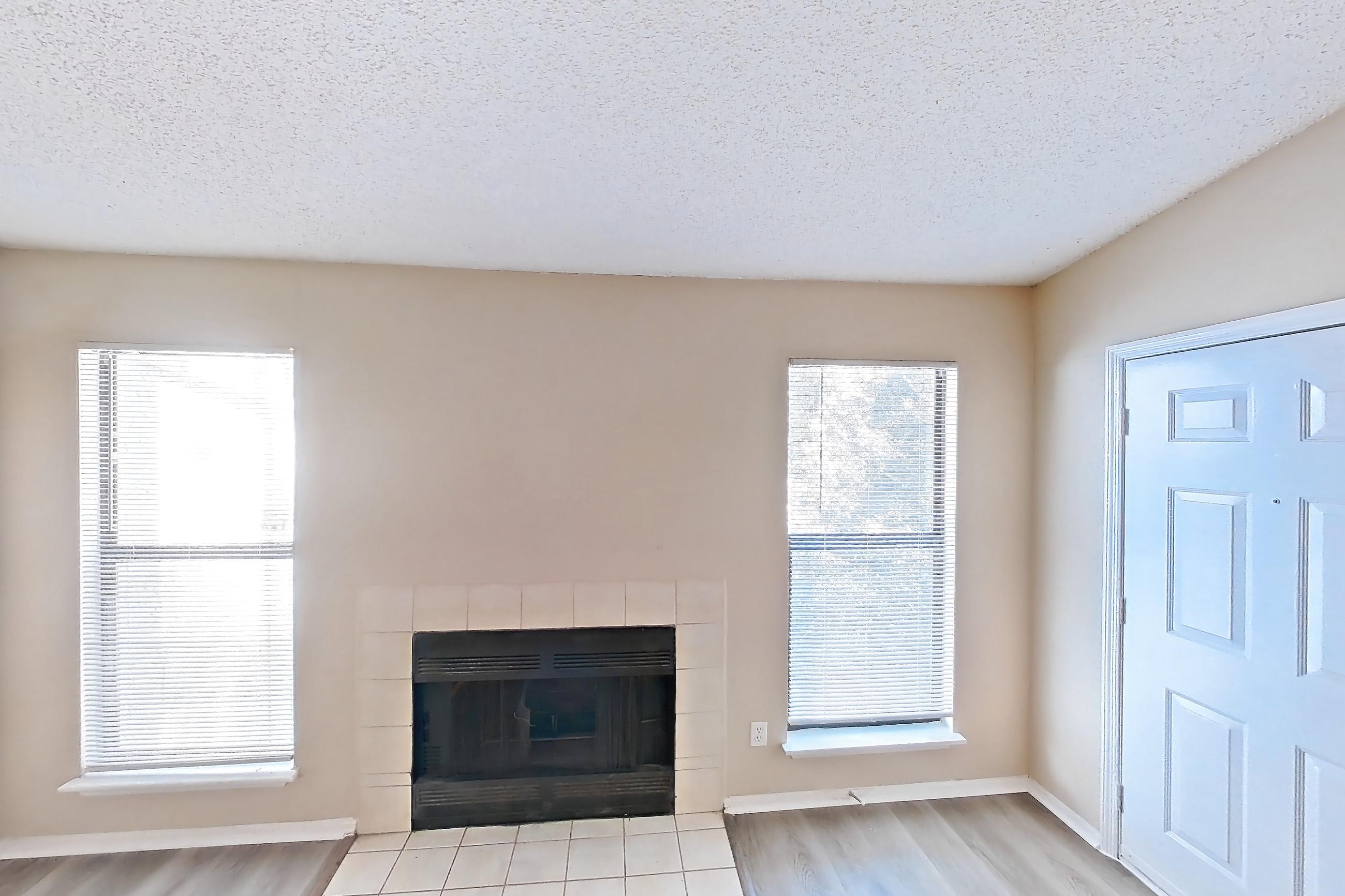 Living room, Apartment 1510 at The Dawson