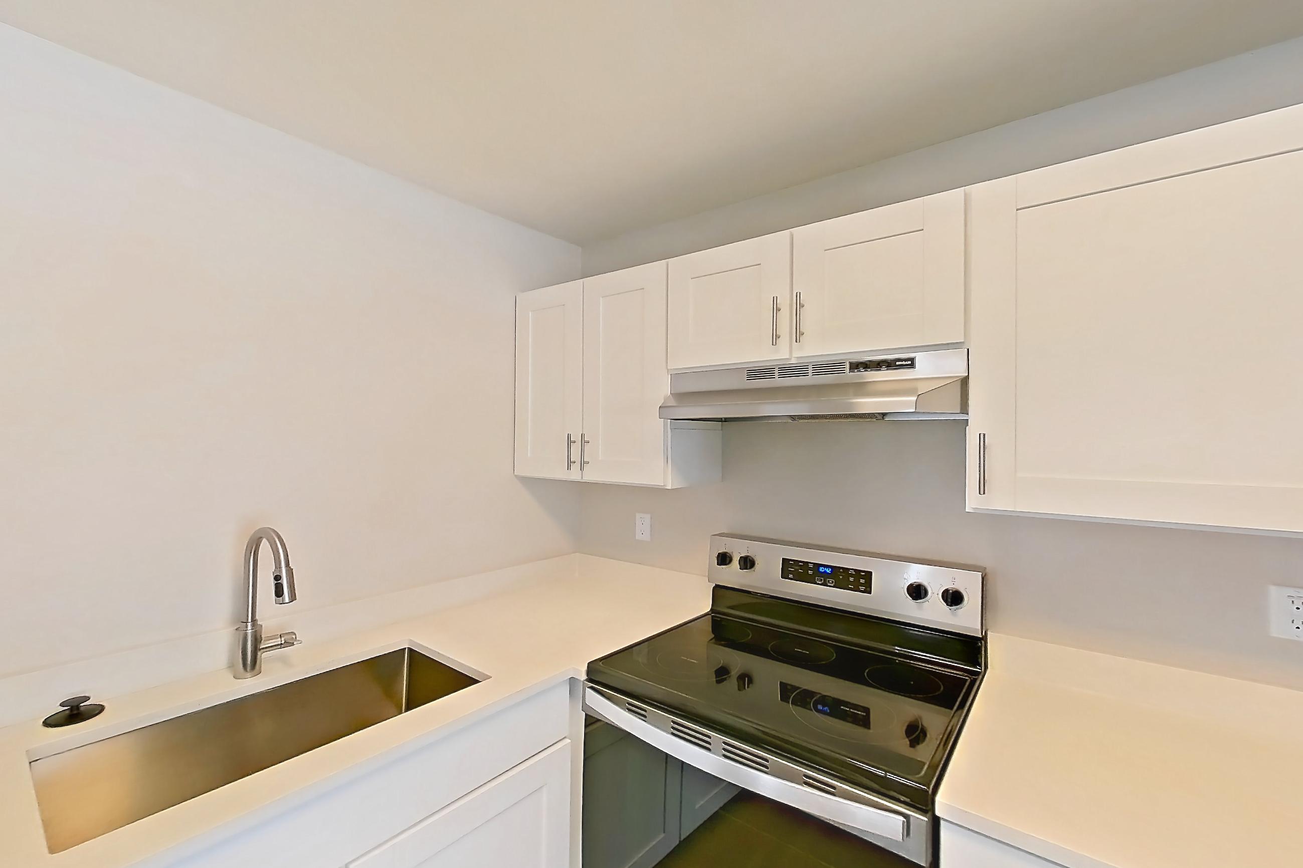 Kitchen in Apartment 14c at Stillwater, 2A floor plan