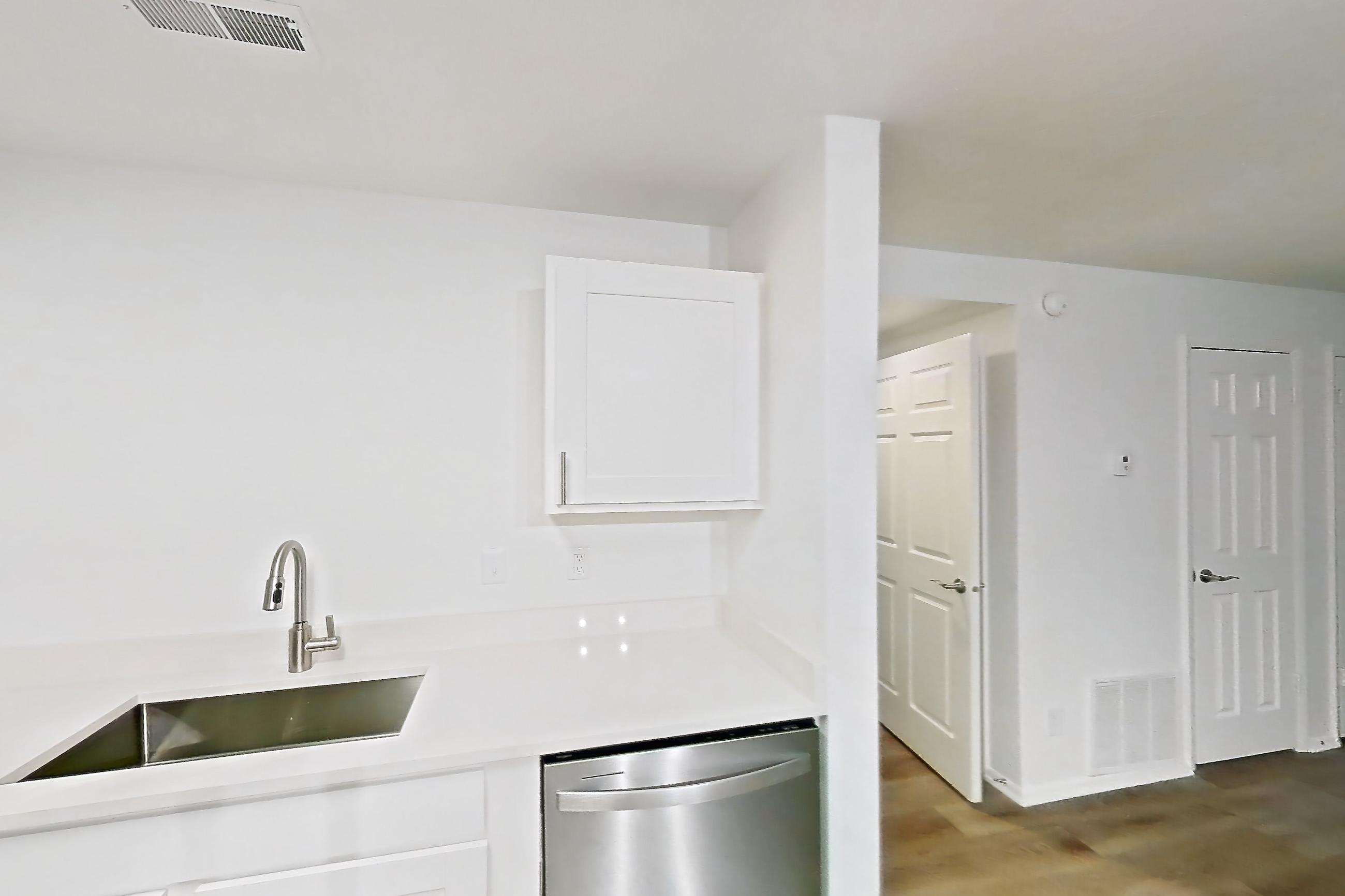 Kitchen in Apartment 17j at Stillwater, 2B floor plan