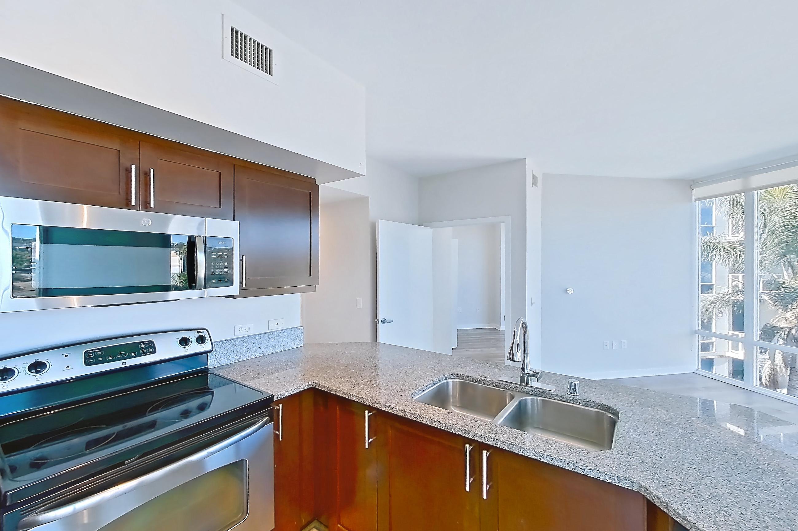 Kitchen in Apartment s-0716 at Vantage Pointe, 2E floor plan