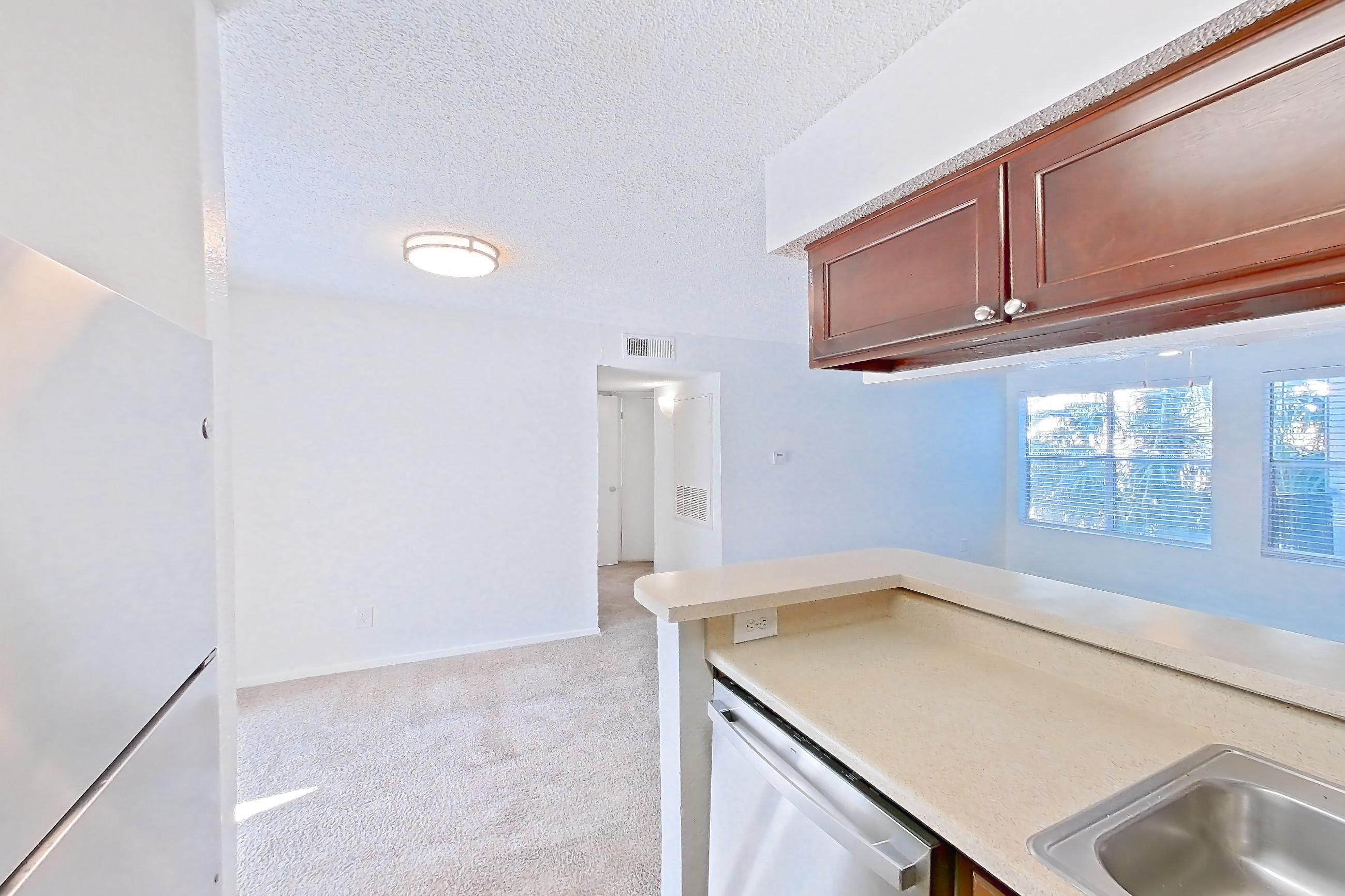 Kitchen in Apartment 10-0407 at Brookwood Club, 1A floor plan
