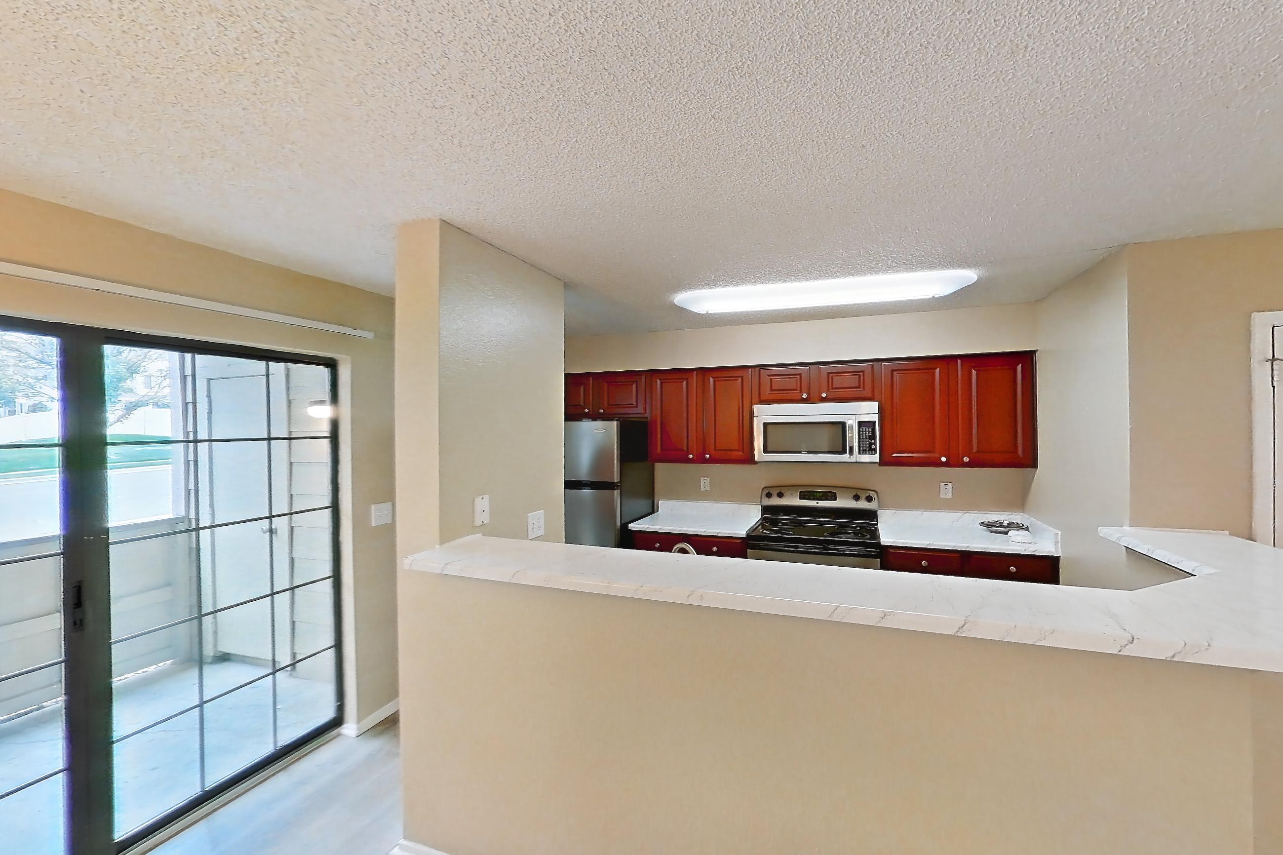 Living space in Apartment 1812 at Canyon Chase, 2C floor plan
