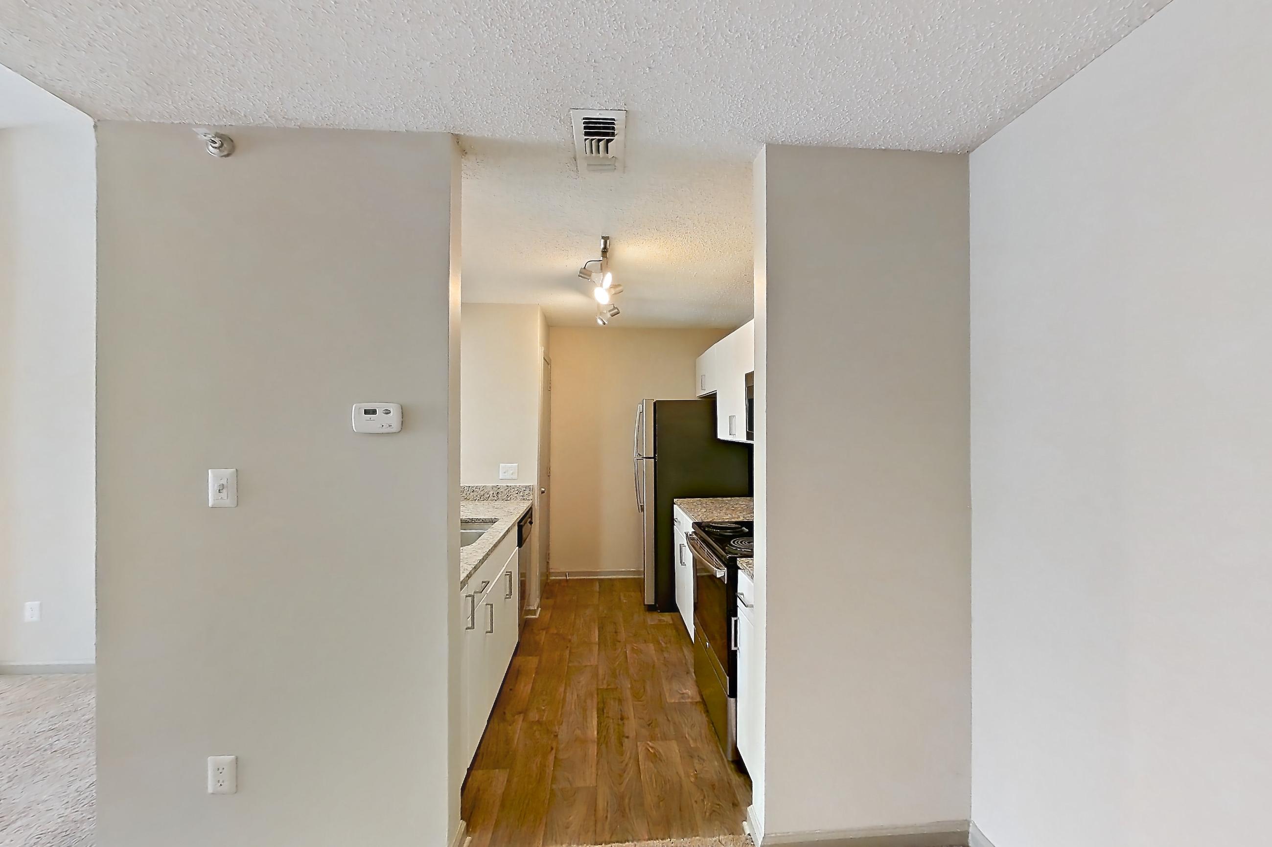 Dining room in Apartment 61-d15 at Crosstown at Chapel Hill, 1B floor plan
