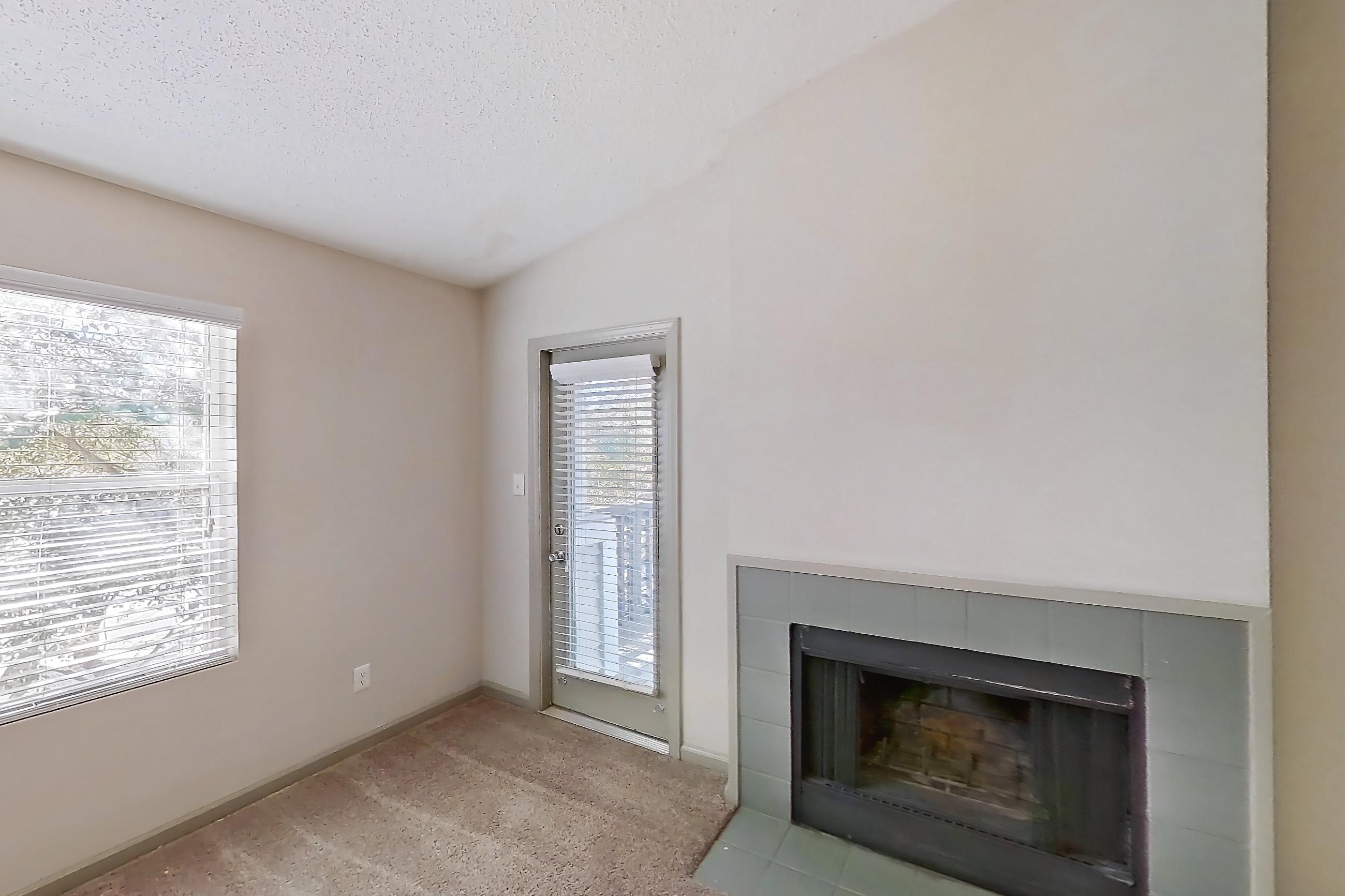 Living room in Apartment 61-d15 at Crosstown at Chapel Hill, 1B floor plan