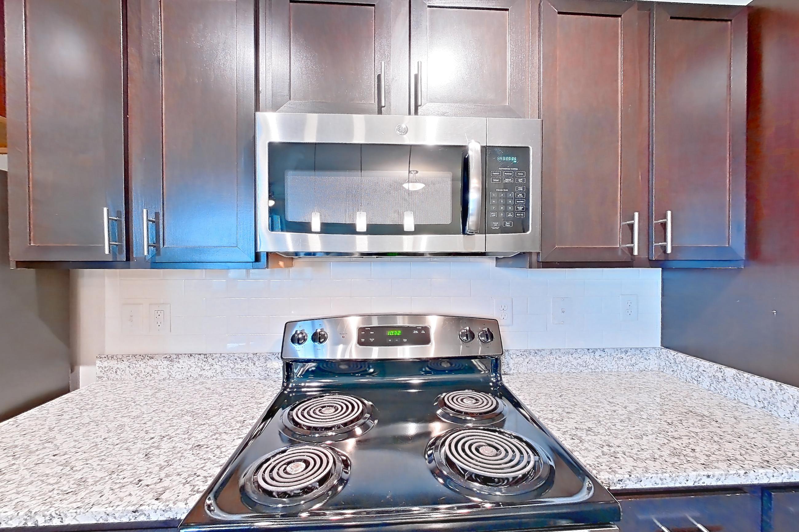 Kitchen in Apartment 902-307 at Park 9, 1D floor plan