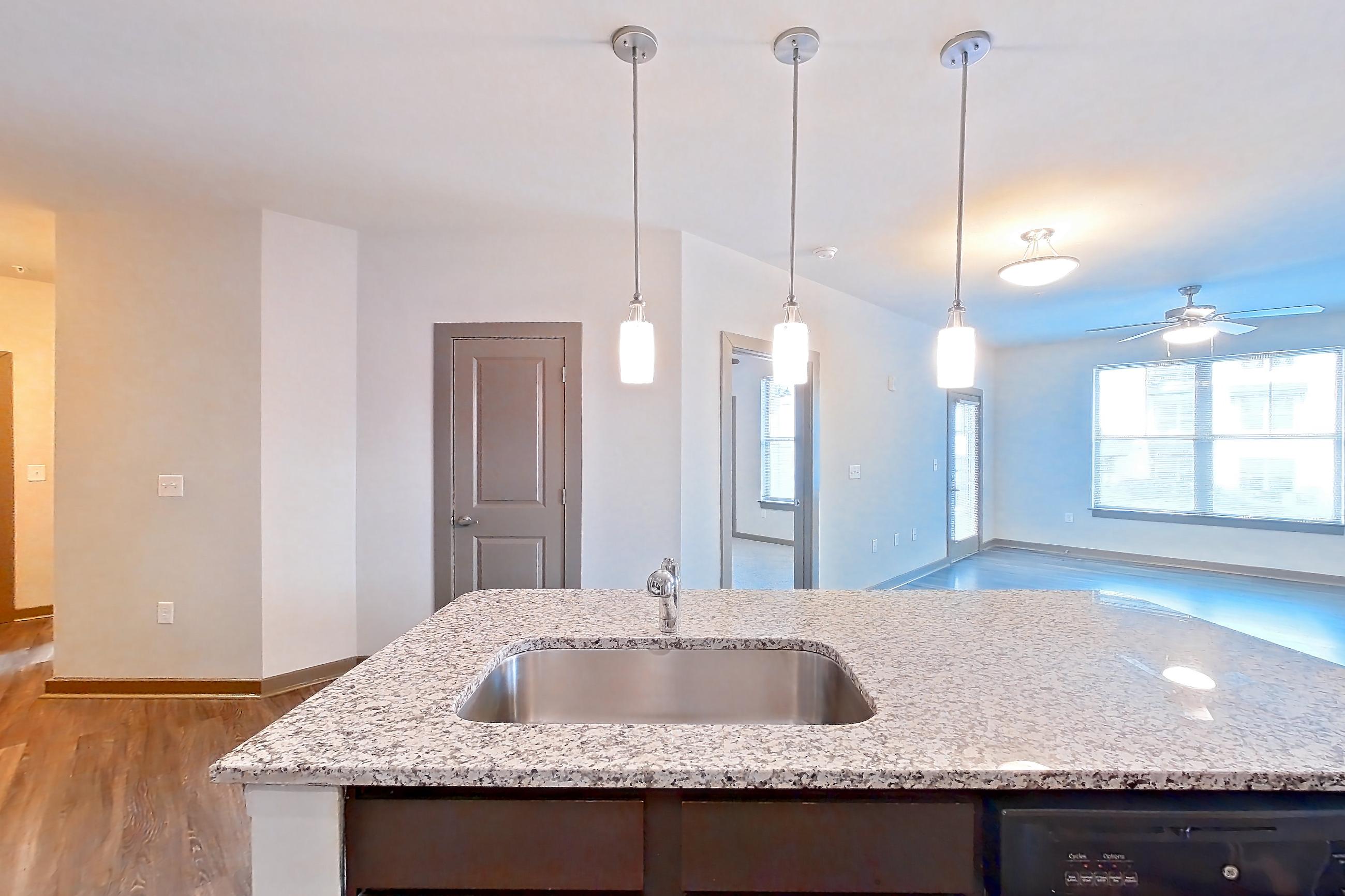 Kitchen in Apartment 906-201 at Park 9, 2D floor plan