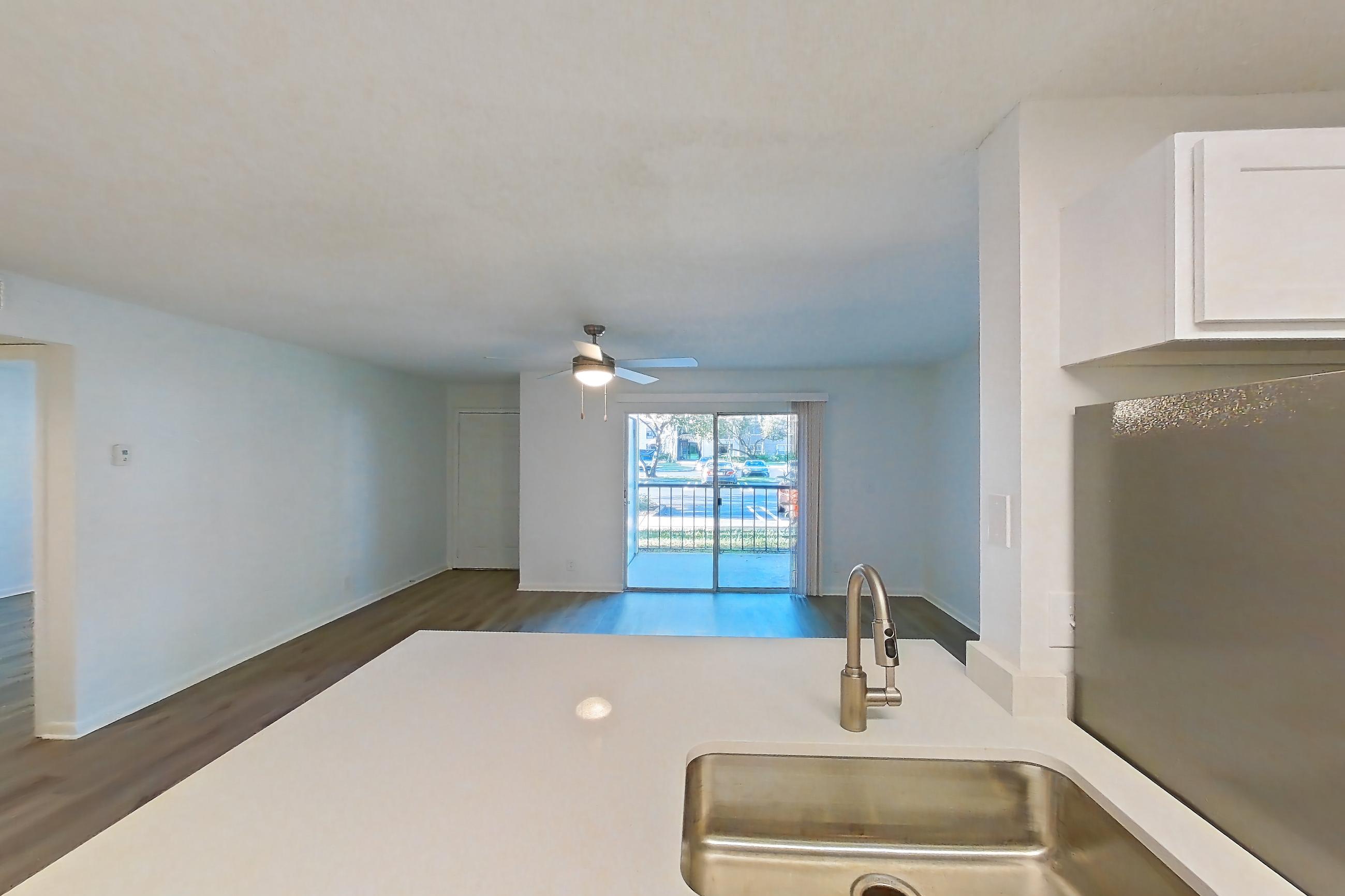 Kitchen in Apartment 0701 at Turtle Cove, 2B floor plan