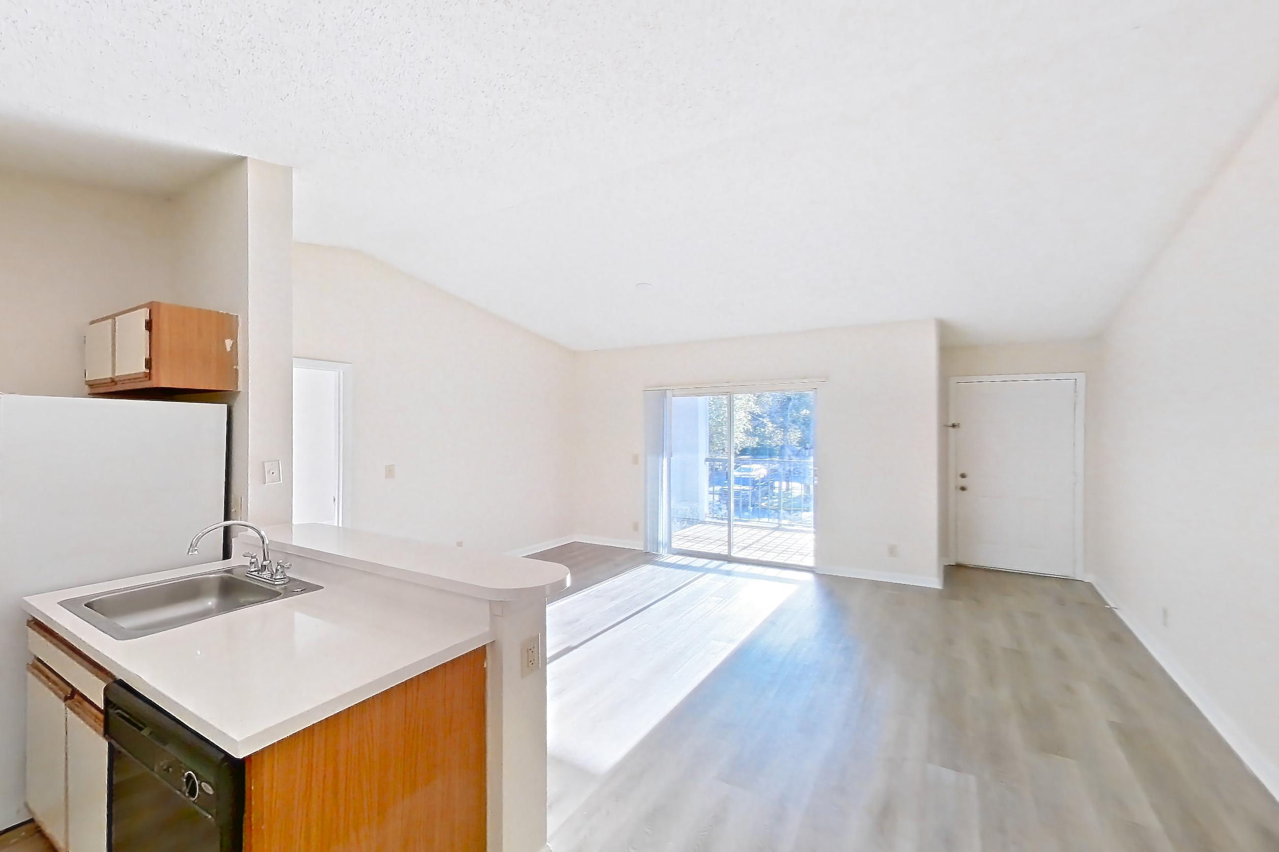 Living space, Apartment 2808 at Turtle Cove