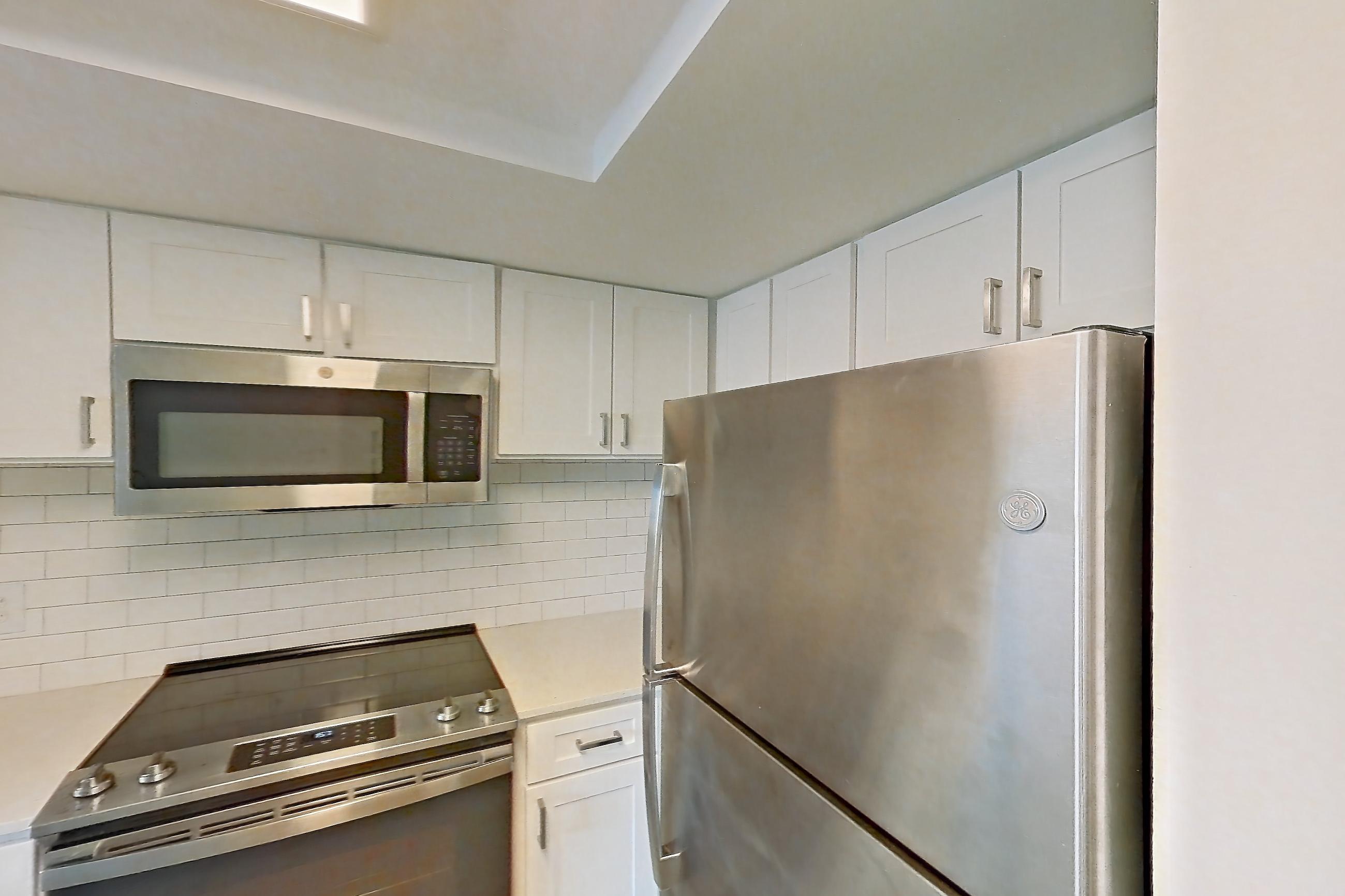 Kitchen in Apartment 01-027 at The Reserve at Ashley Lake, 1A floor plan