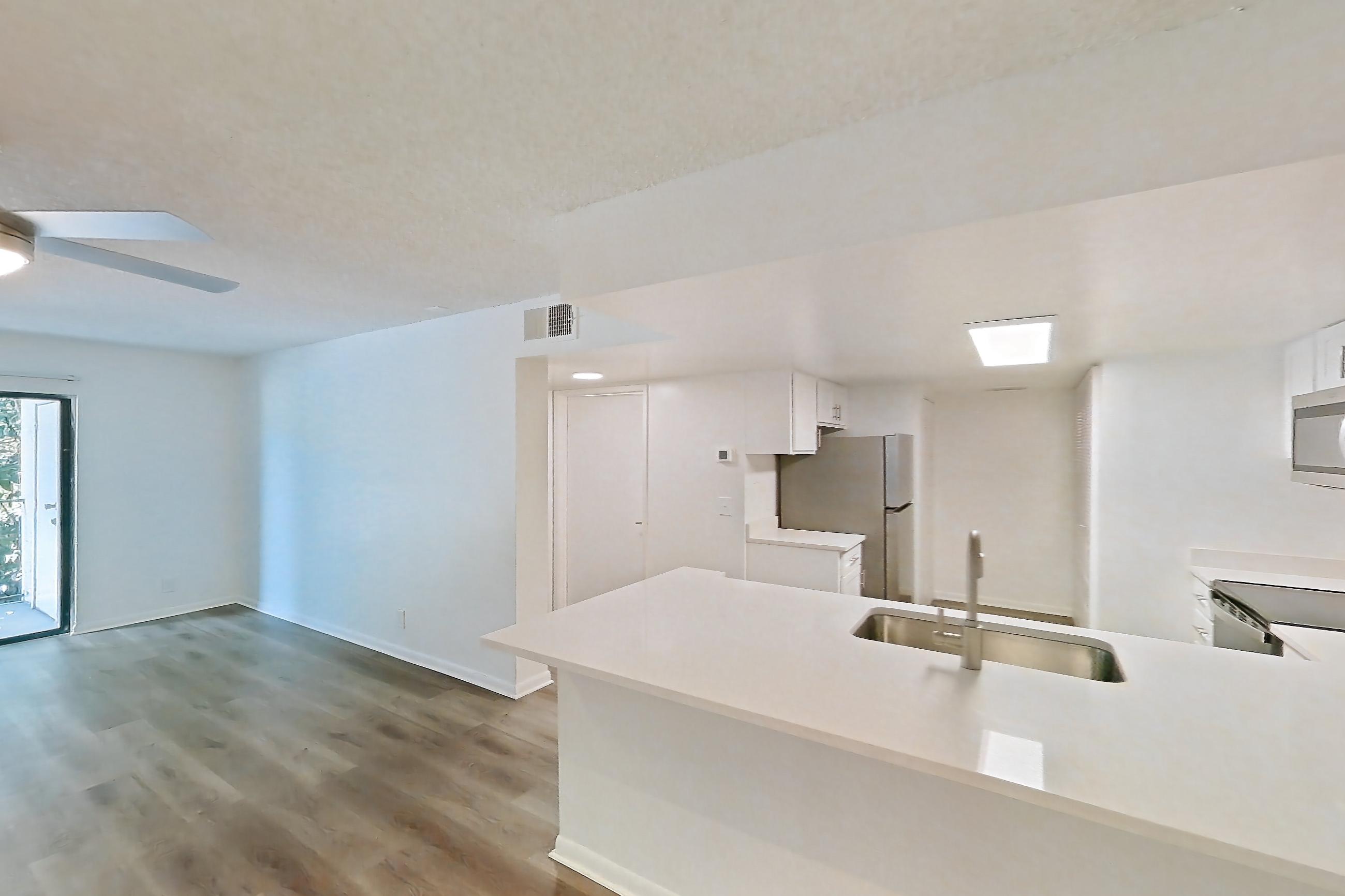 Living space in Apartment 02-024 at The Reserve at Ashley Lake, 2A floor plan