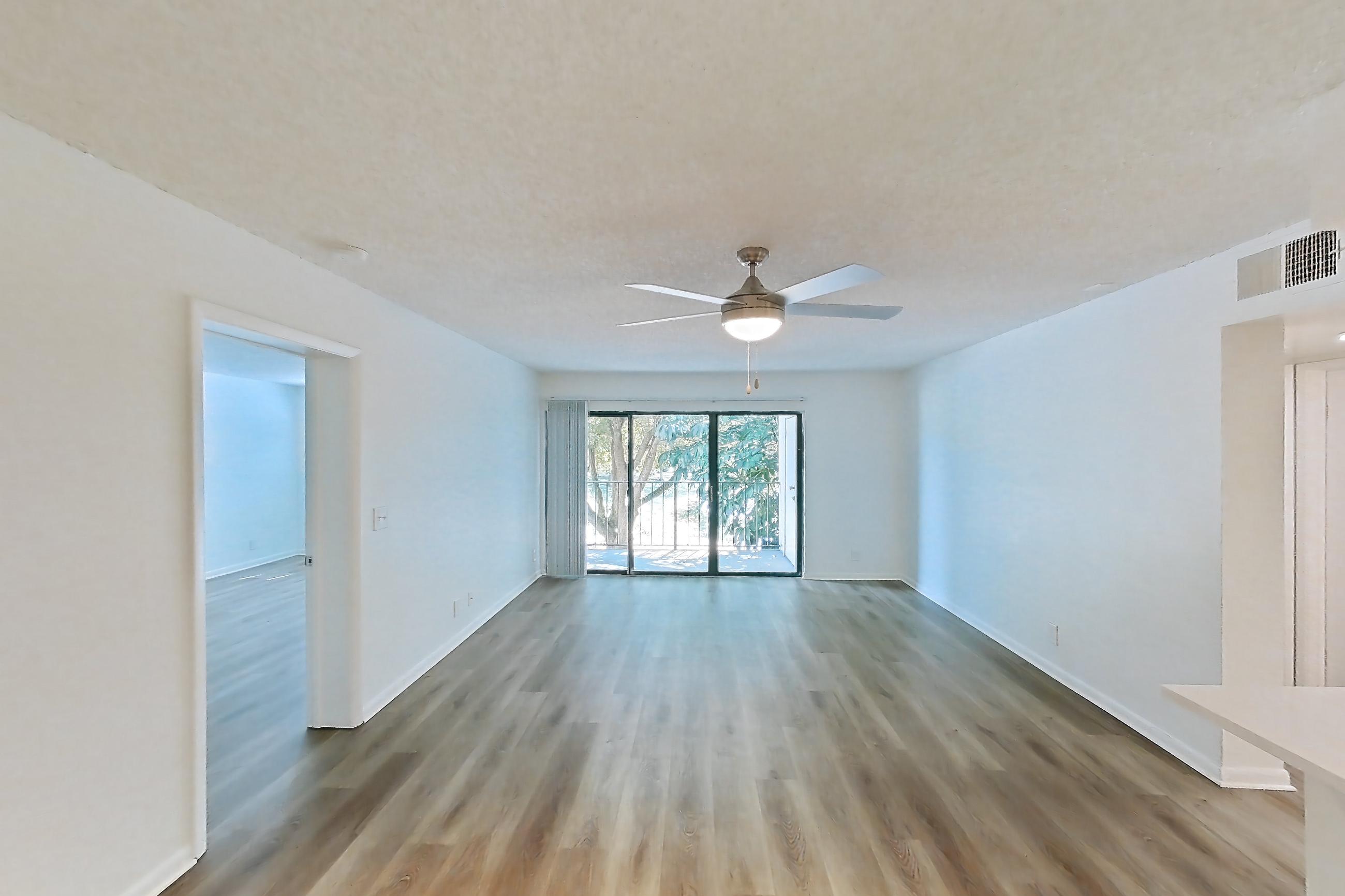 Living space in Apartment 02-024 at The Reserve at Ashley Lake, 2A floor plan