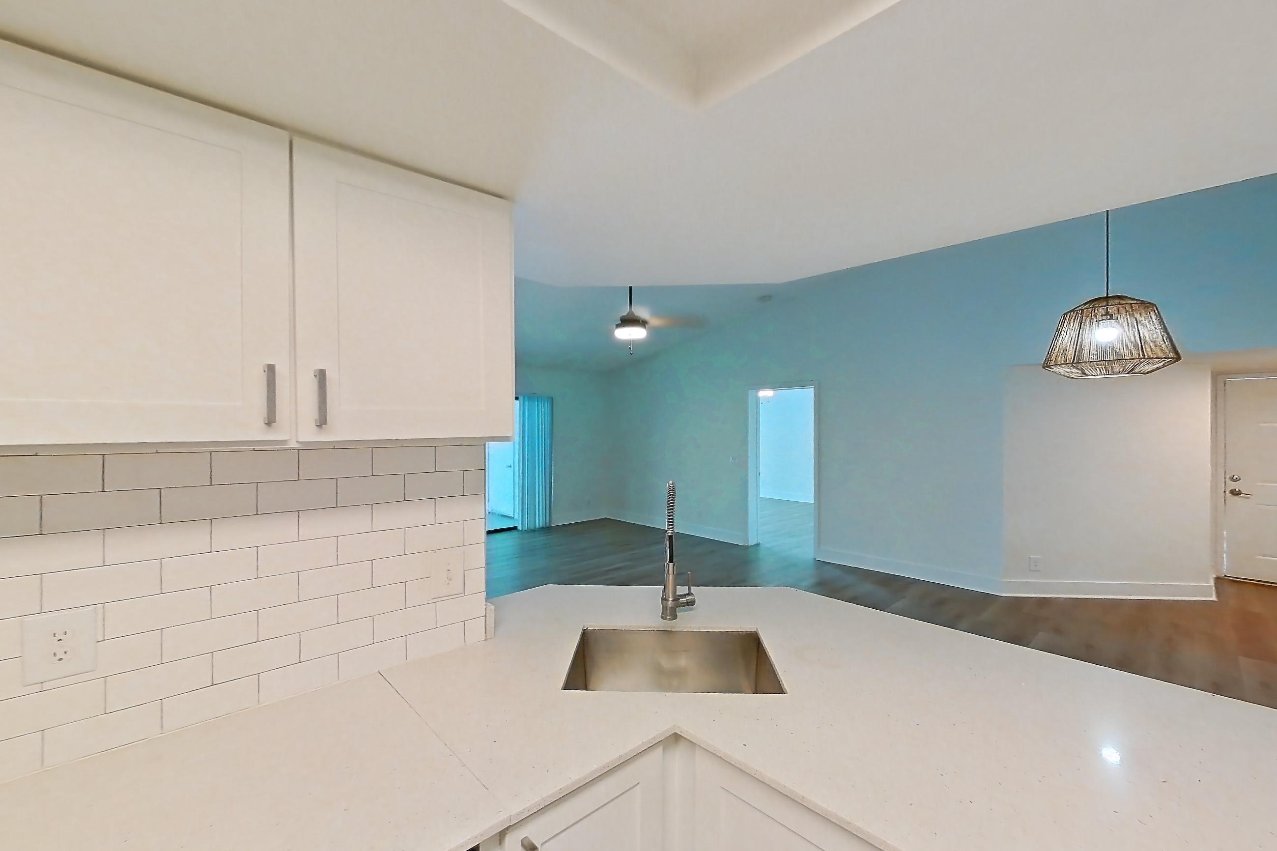 Kitchen in Apartment 15-033 at The Reserve at Ashley Lake, 3B floor plan