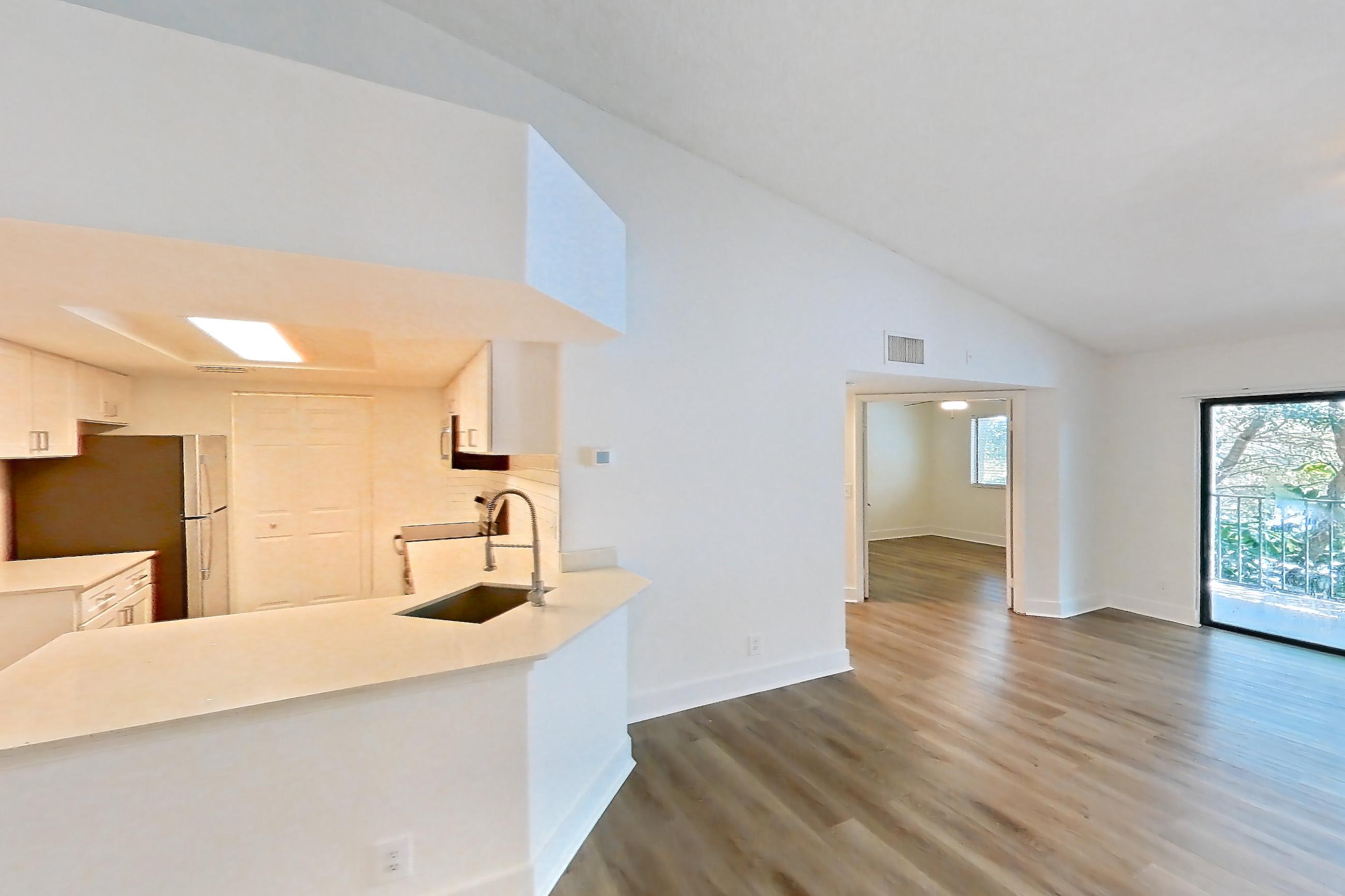 Living space in Apartment 15-033 at The Reserve at Ashley Lake, 3B floor plan