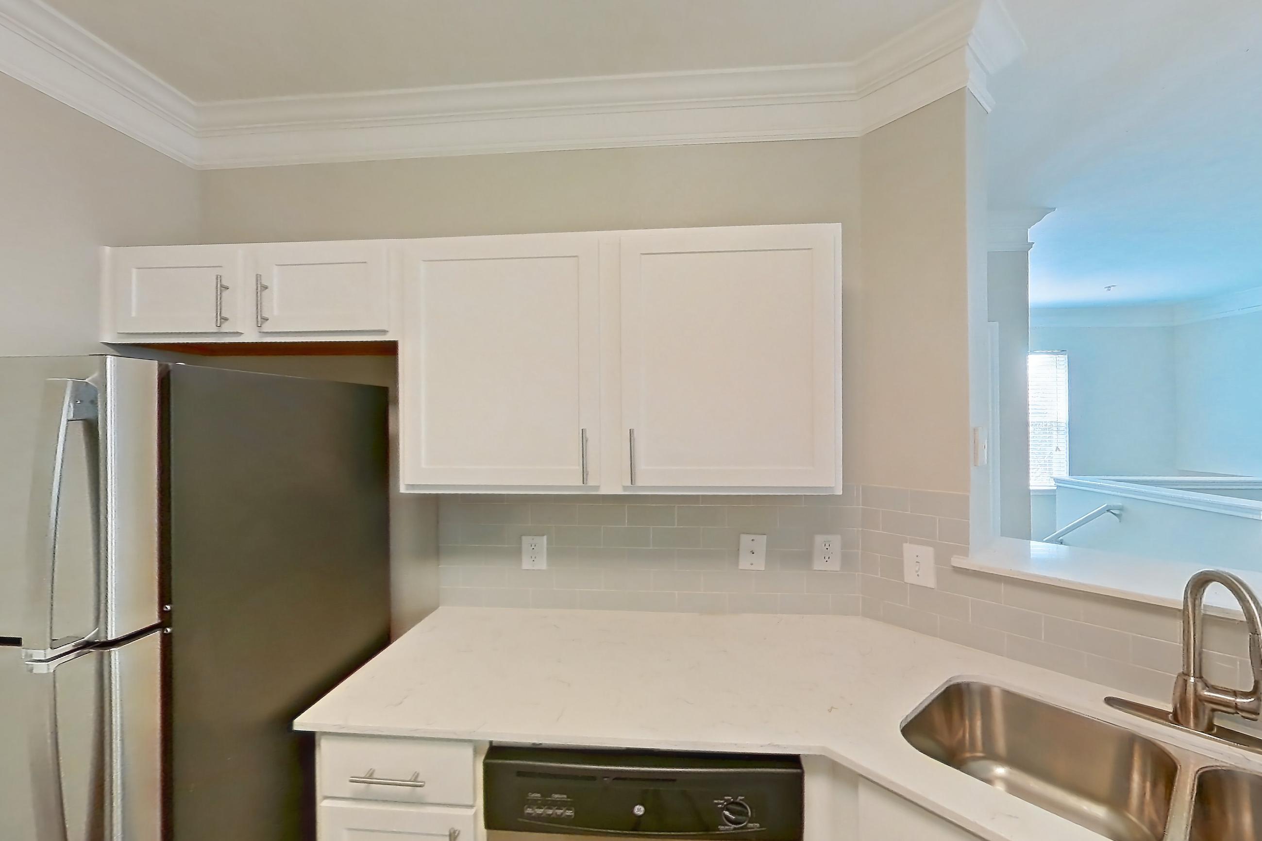 Kitchen in a 2B floor plan apartment, representative of Apartment 2-19107 at The Villas at Shadow Creek