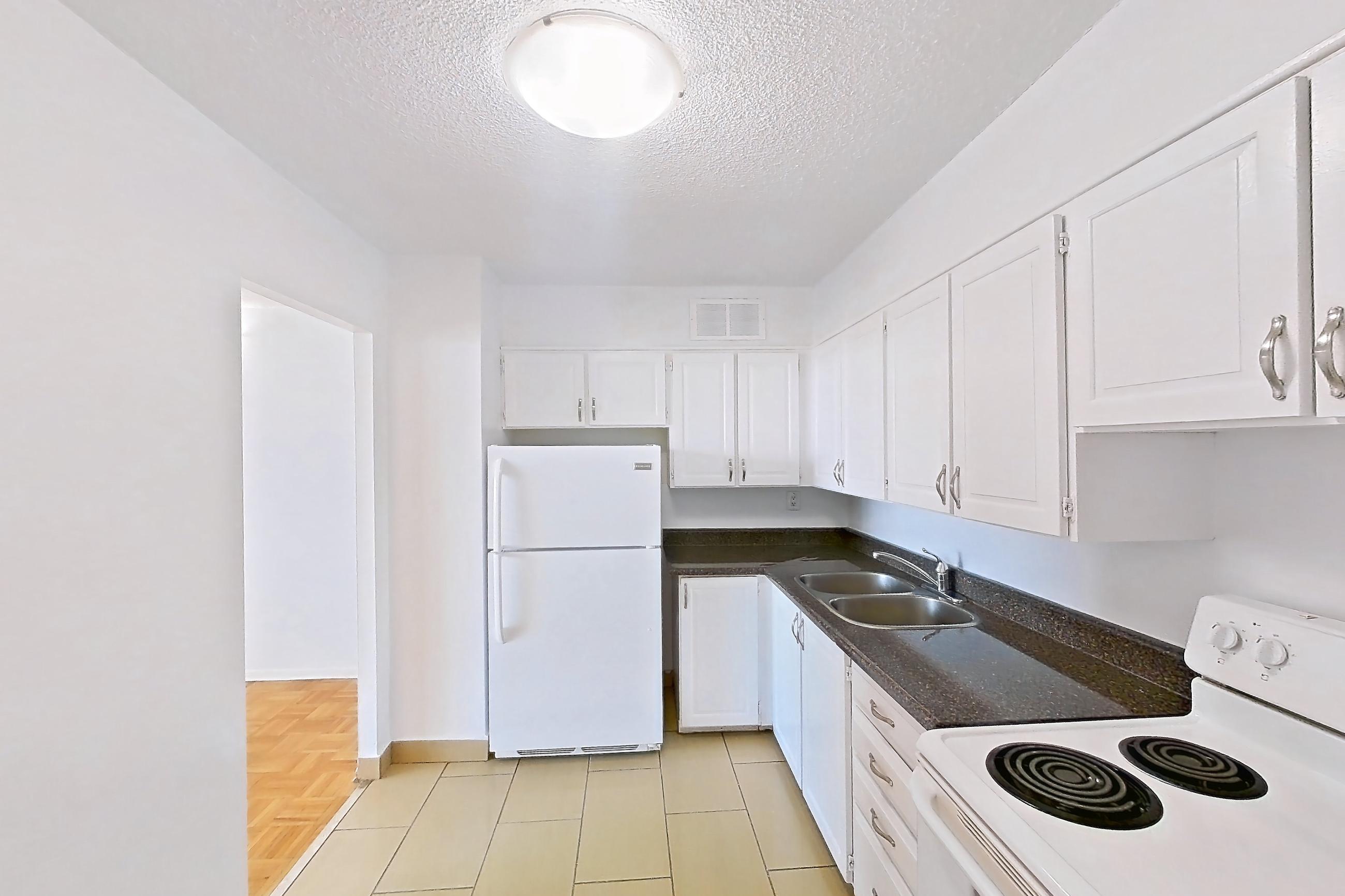 Kitchen in Apartment 2507 at 77 Davisville, 1H floor plan