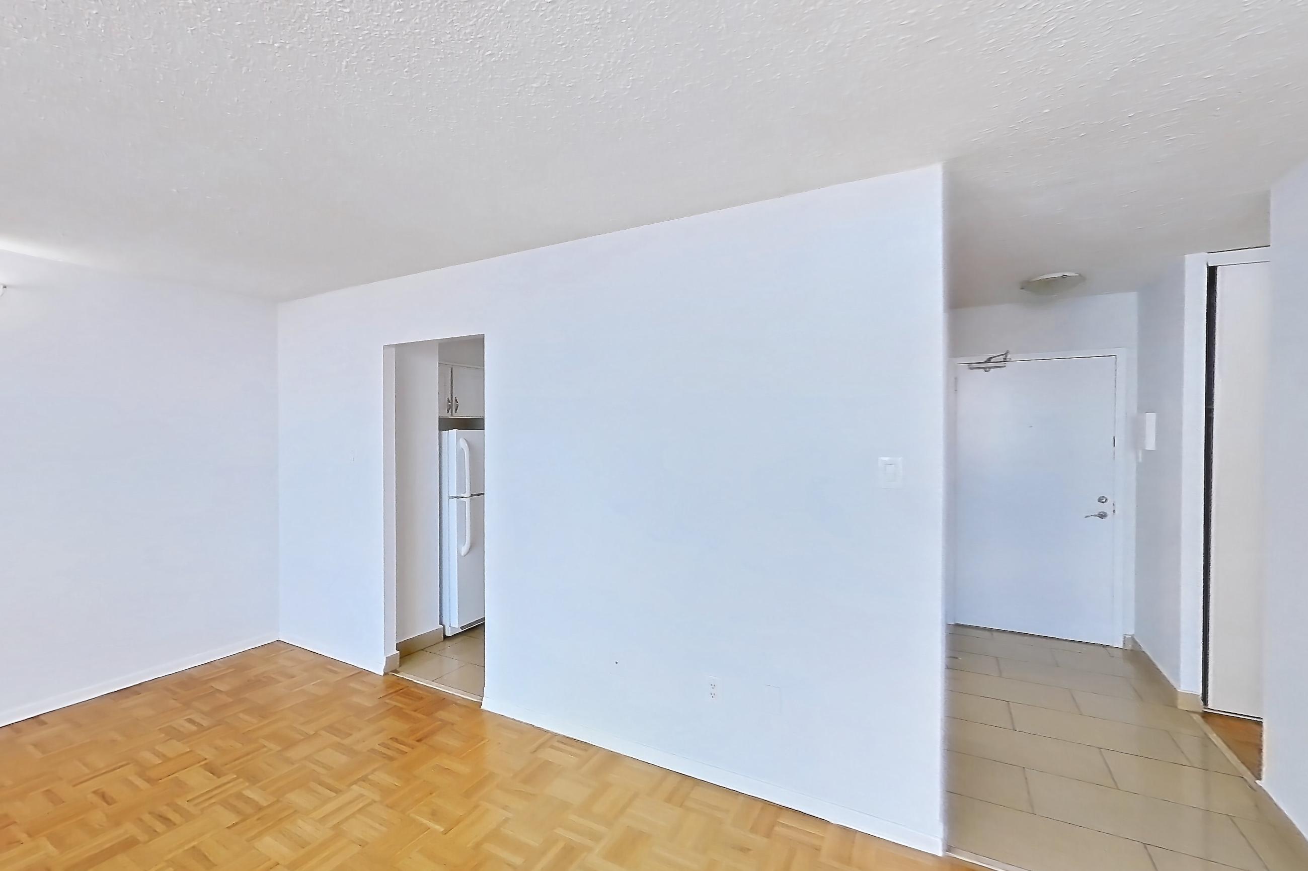 Living room in Apartment 2507 at 77 Davisville, 1H floor plan