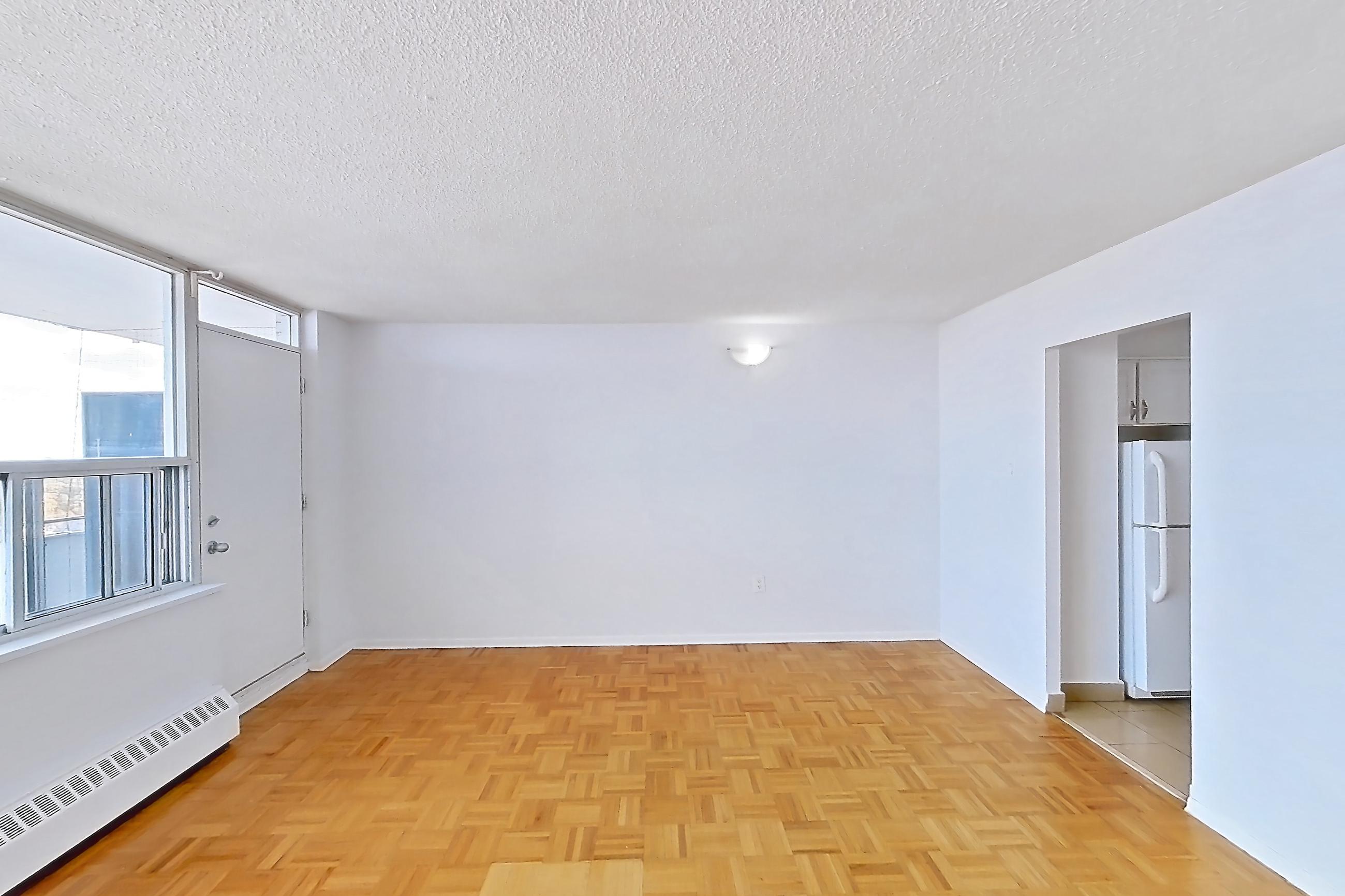 Living room in Apartment 2507 at 77 Davisville, 1H floor plan