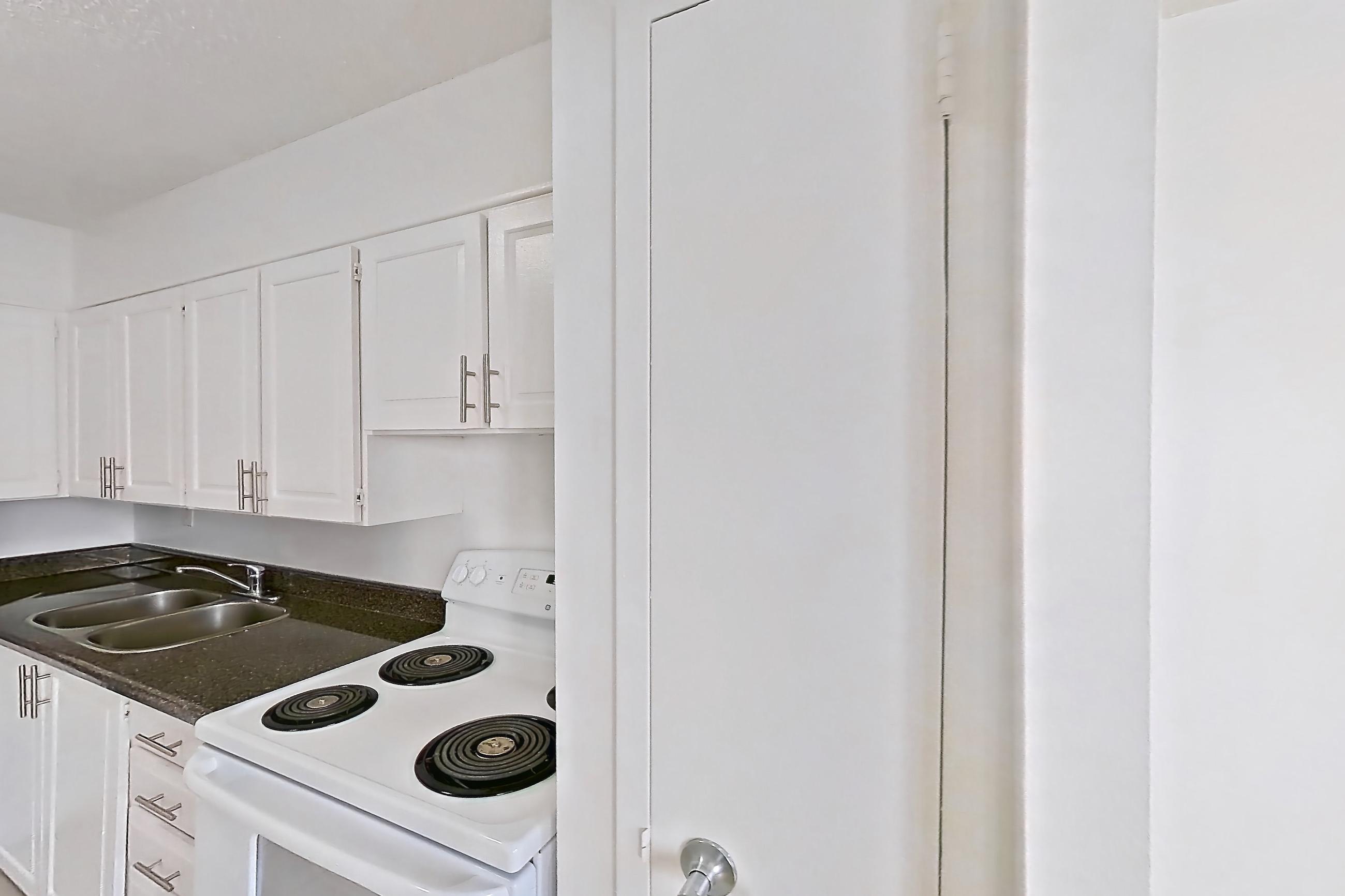 Kitchen in Apartment 1611 at 77 Davisville, 1J floor plan