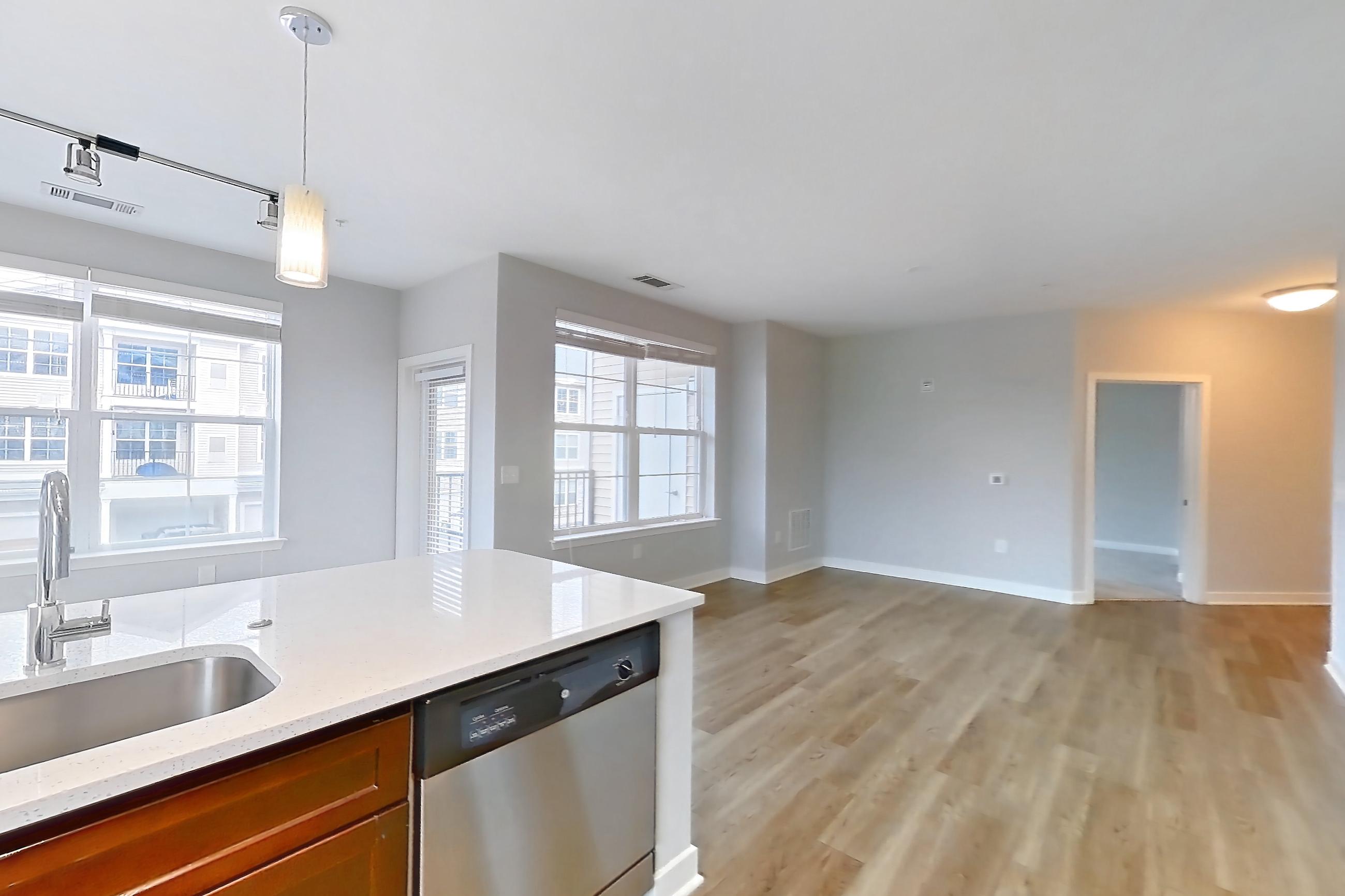 Kitchen in Apartment 2209 at Briggs & Union, 2AA floor plan
