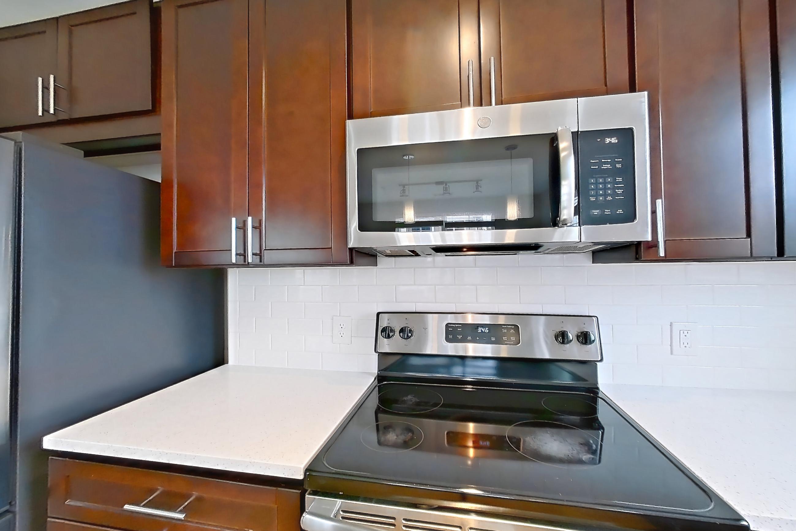 Kitchen in Apartment 2209 at Briggs & Union, 2AA floor plan