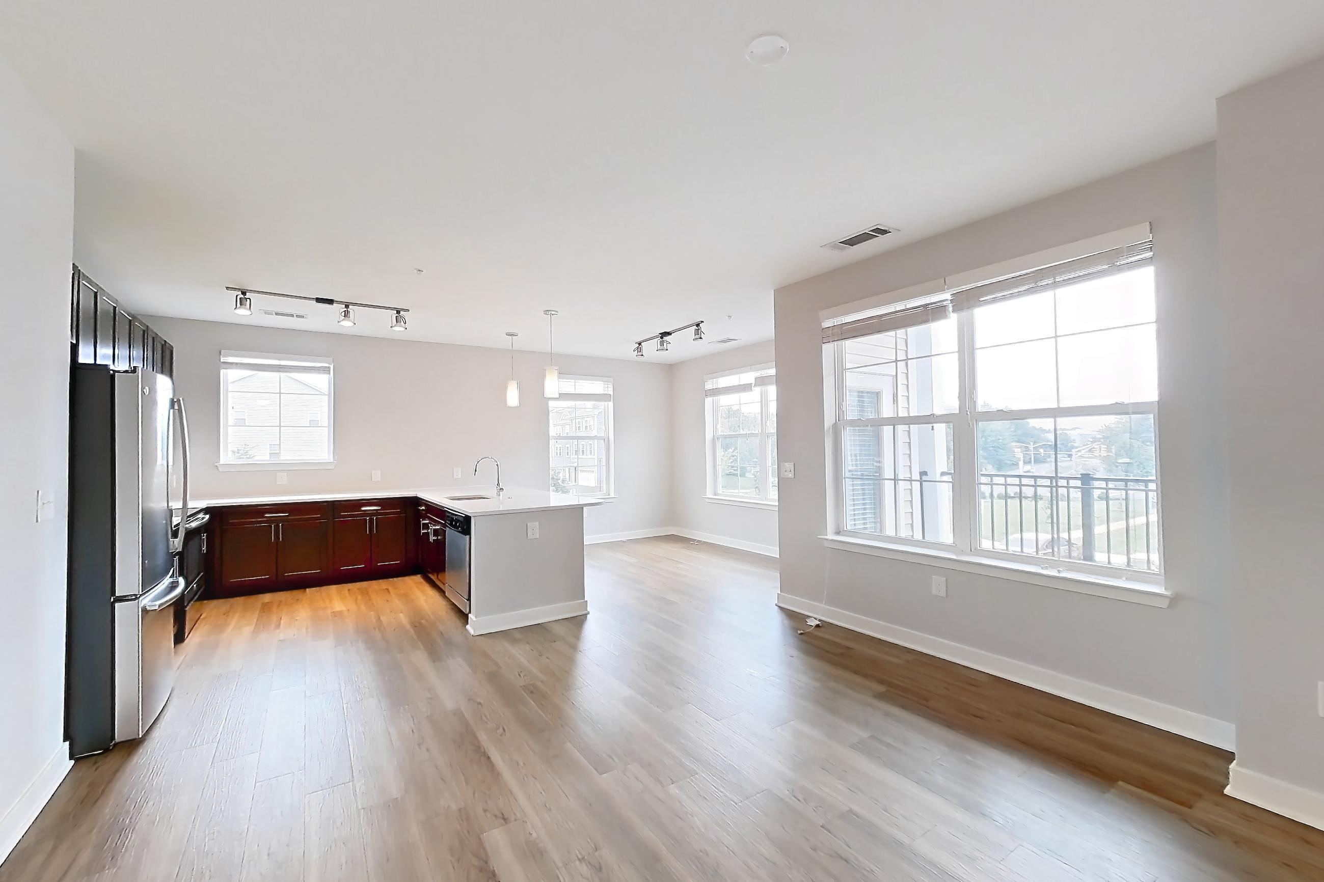 Living space in Apartment 2209 at Briggs & Union, 2AA floor plan