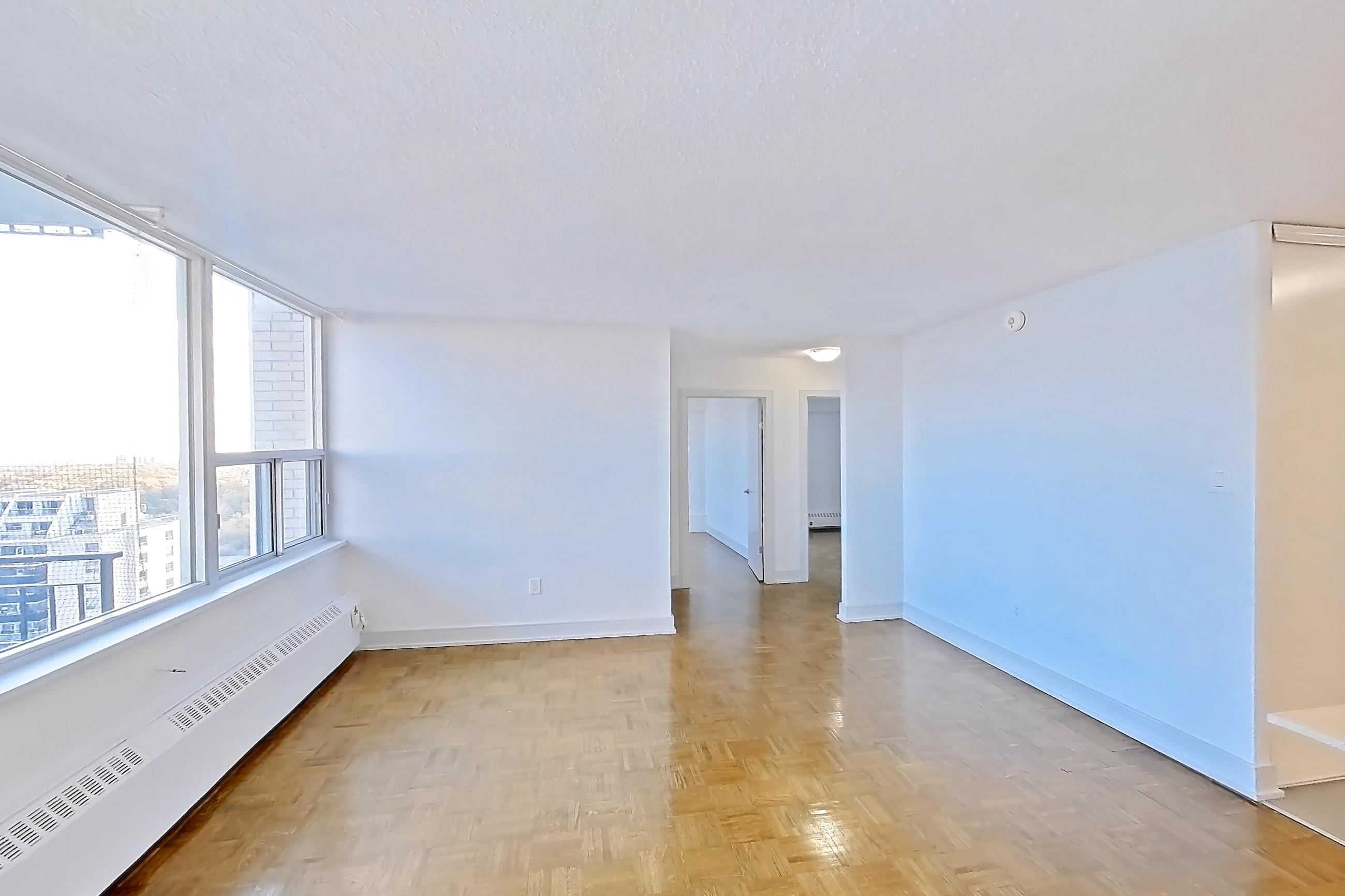 Living room in Apartment 2209 at 77 Davisville, 2A floor plan