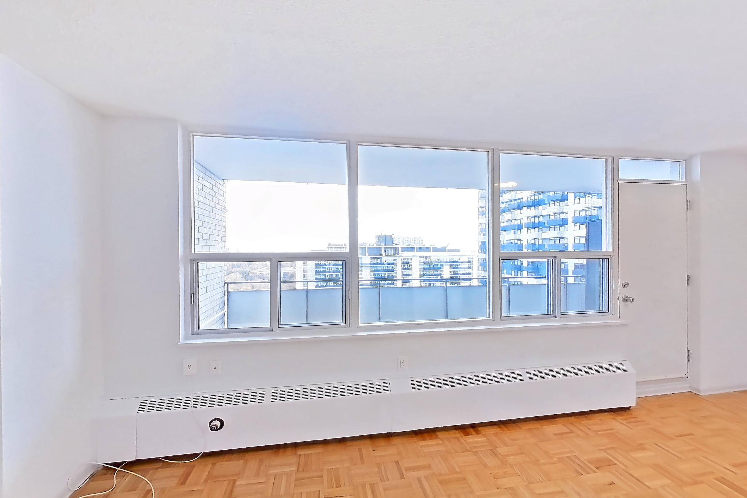 Living room in Apartment 2517 at 77 Davisville, 2C floor plan